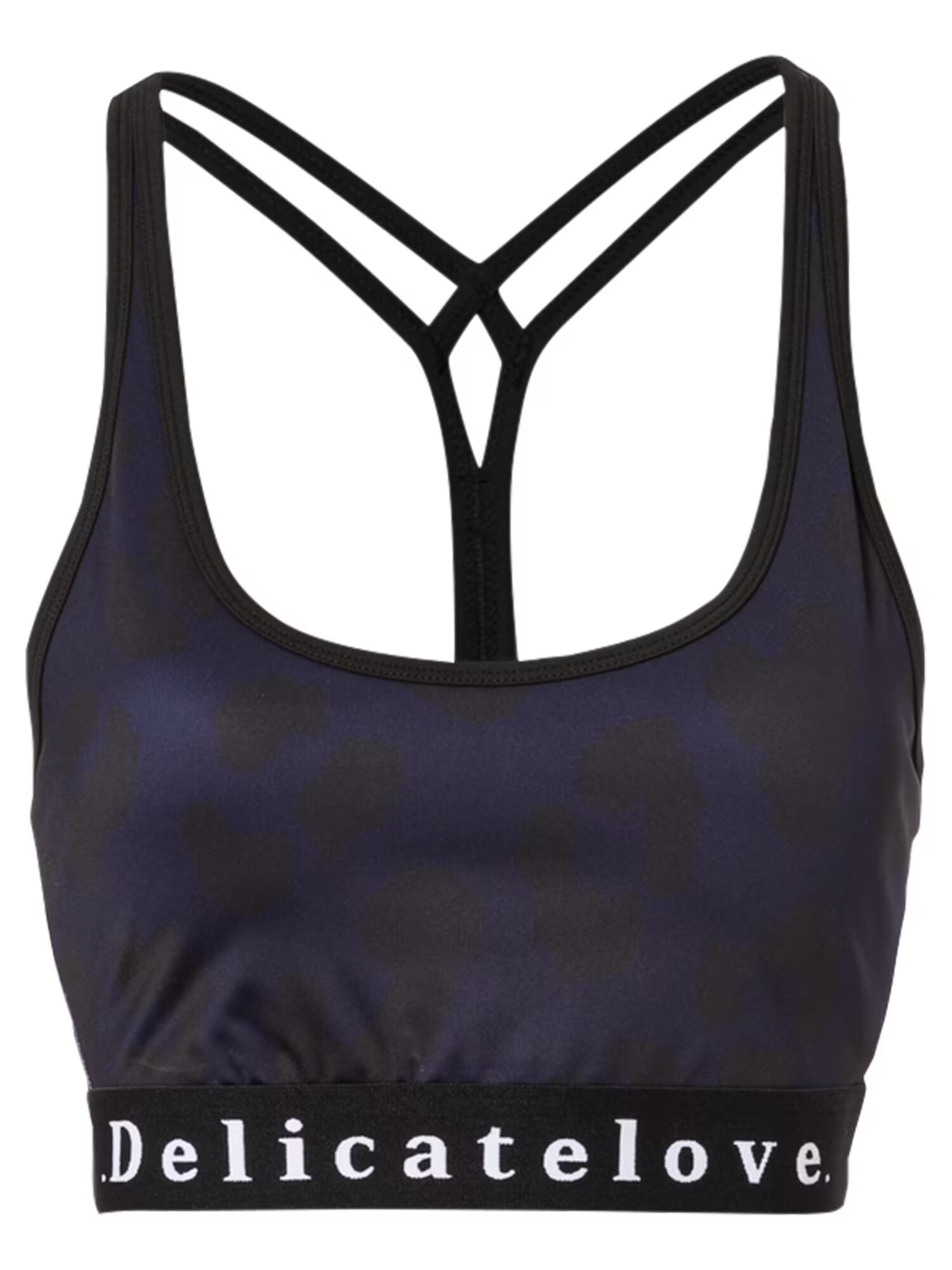 DELICATELOVE Sport top 'SHIVA' bleumarin / roșu / negru - Pled.ro