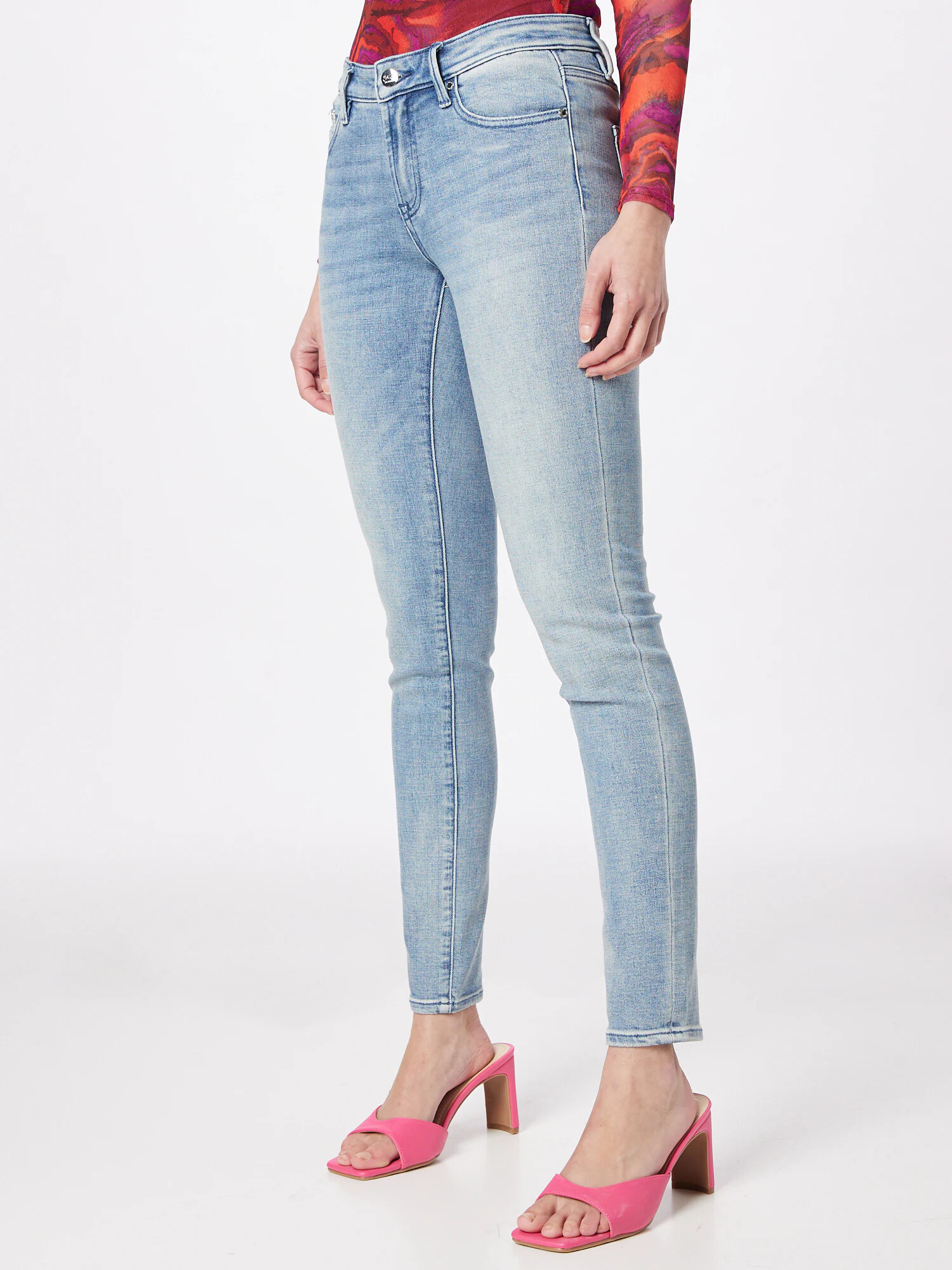 DENHAM Jeans albastru deschis - Pled.ro