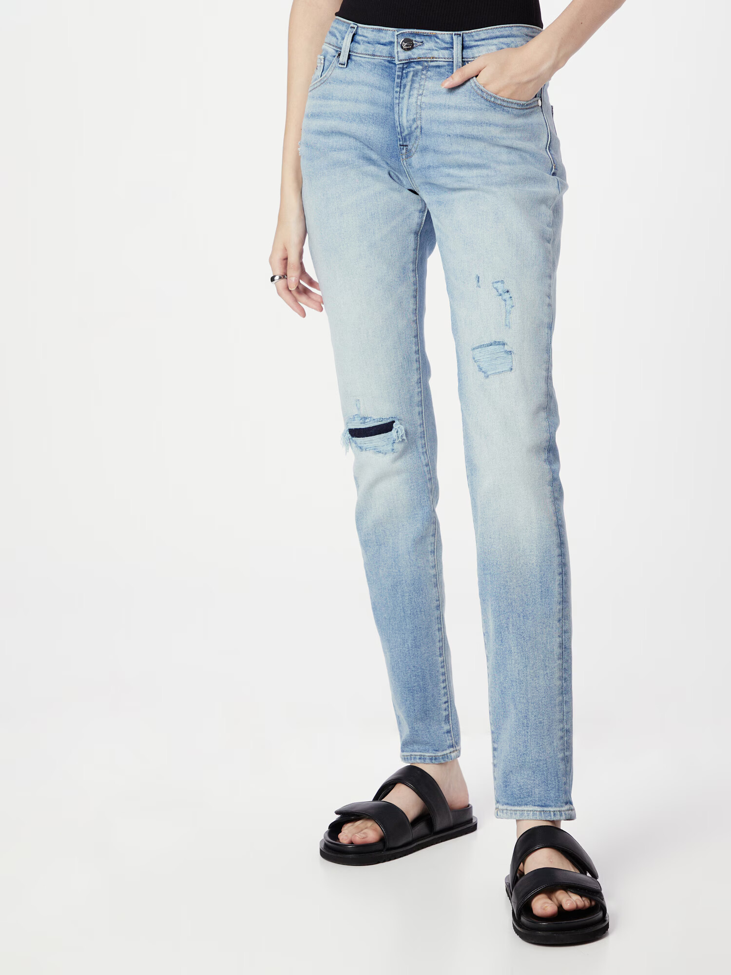 DENHAM Jeans 'MONROE' albastru deschis - Pled.ro