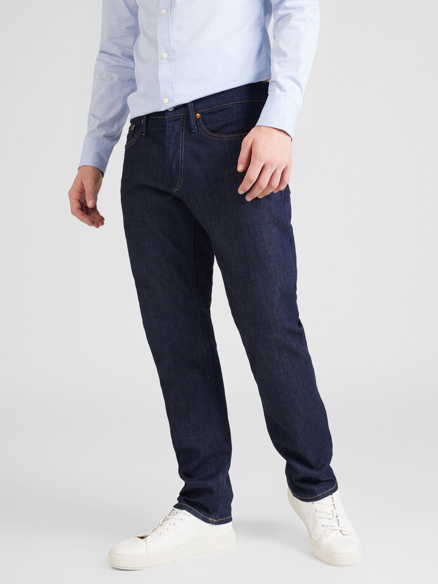 DENHAM Jeans 'RIDGE AS' bleumarin / maro deschis - Pled.ro