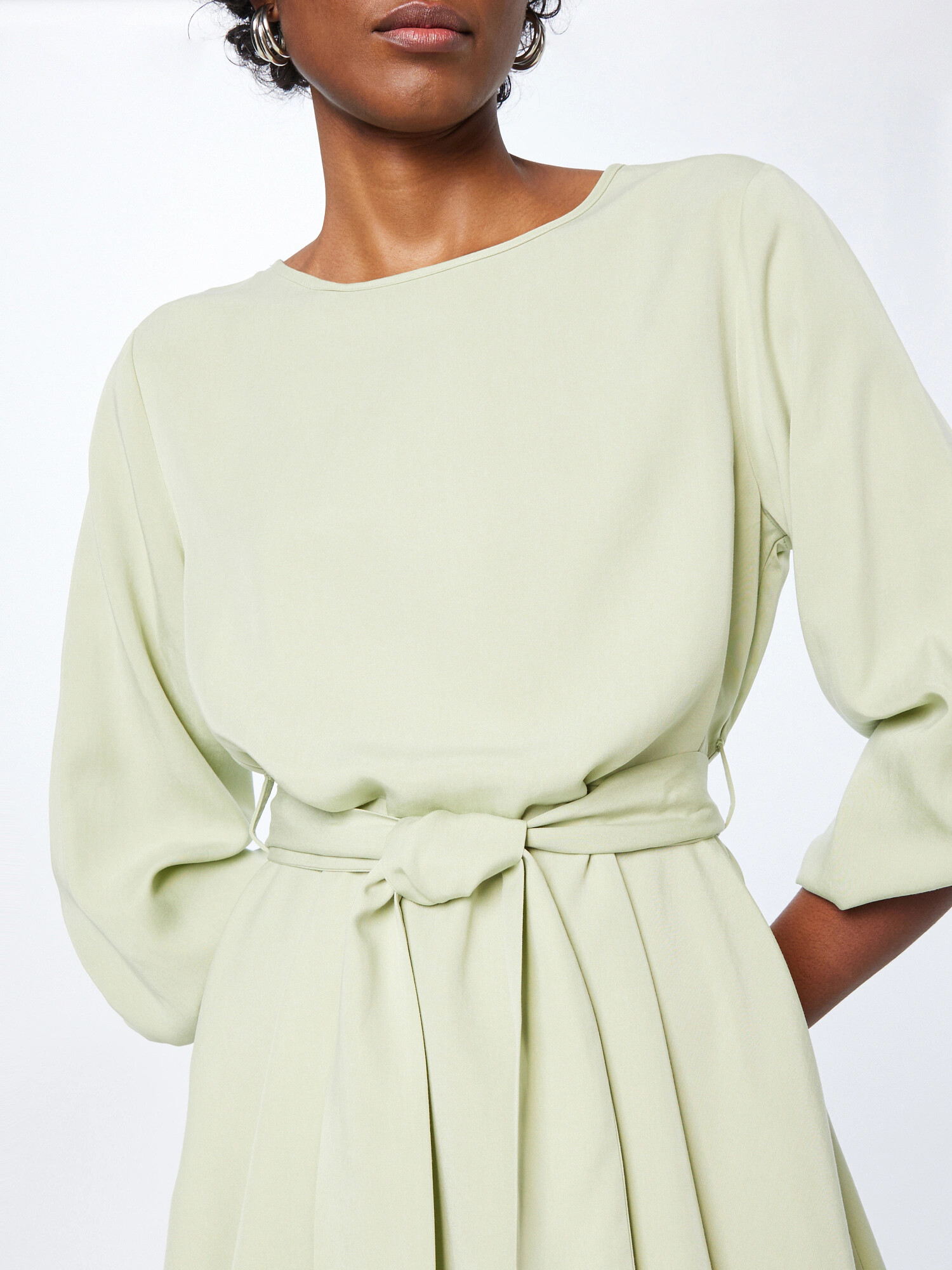 DENHAM Rochie 'ROSIE' verde pastel - Pled.ro