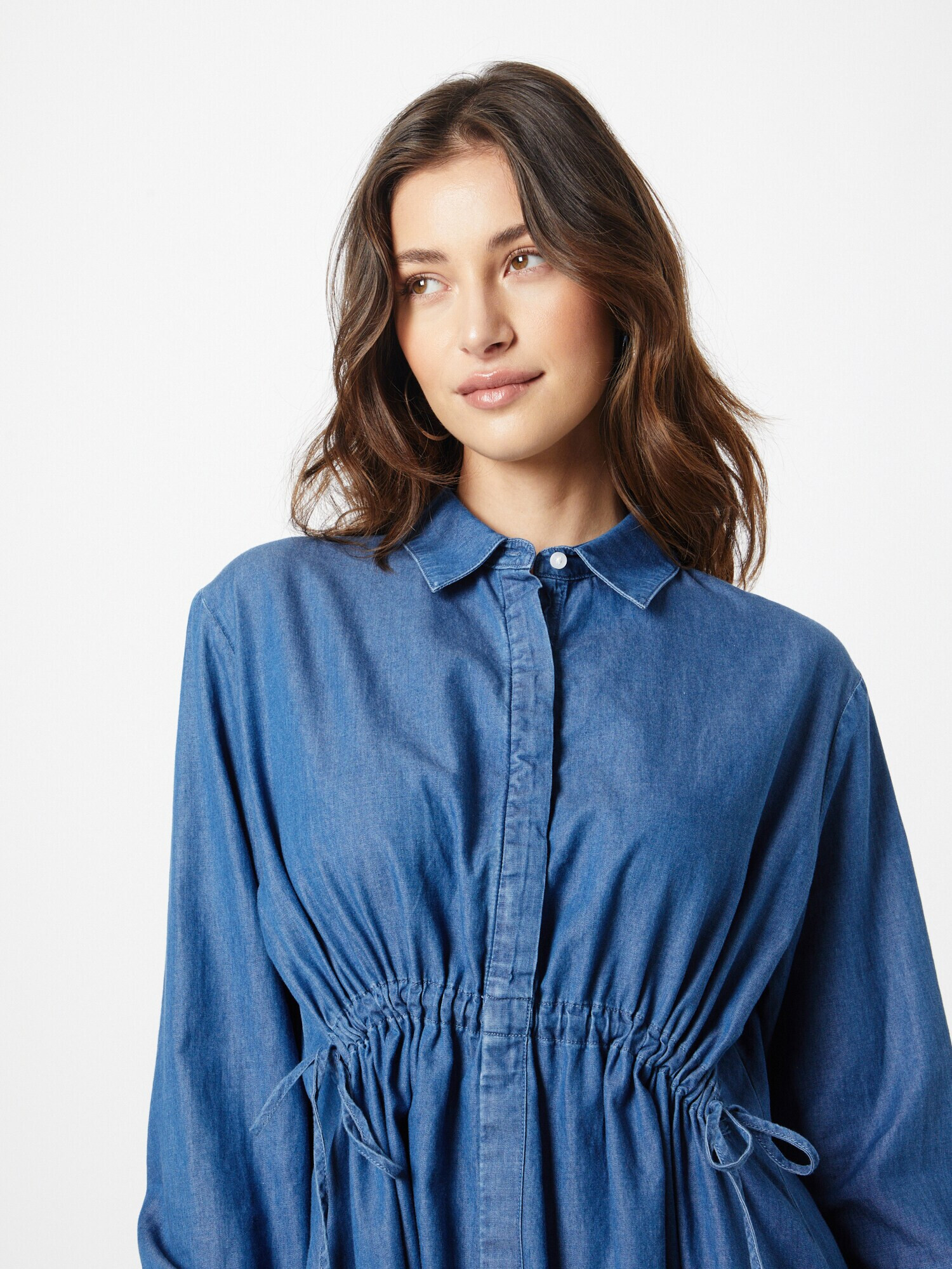 DENHAM Rochie tip bluză 'SARAH' albastru denim - Pled.ro