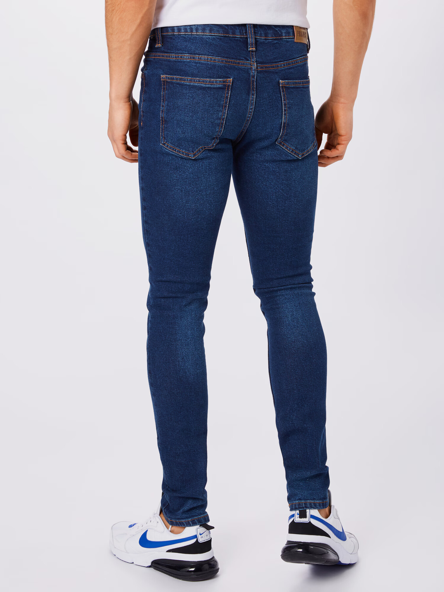 Denim Project Jeans 'Mr. Red' albastru denim / maro coniac - Pled.ro