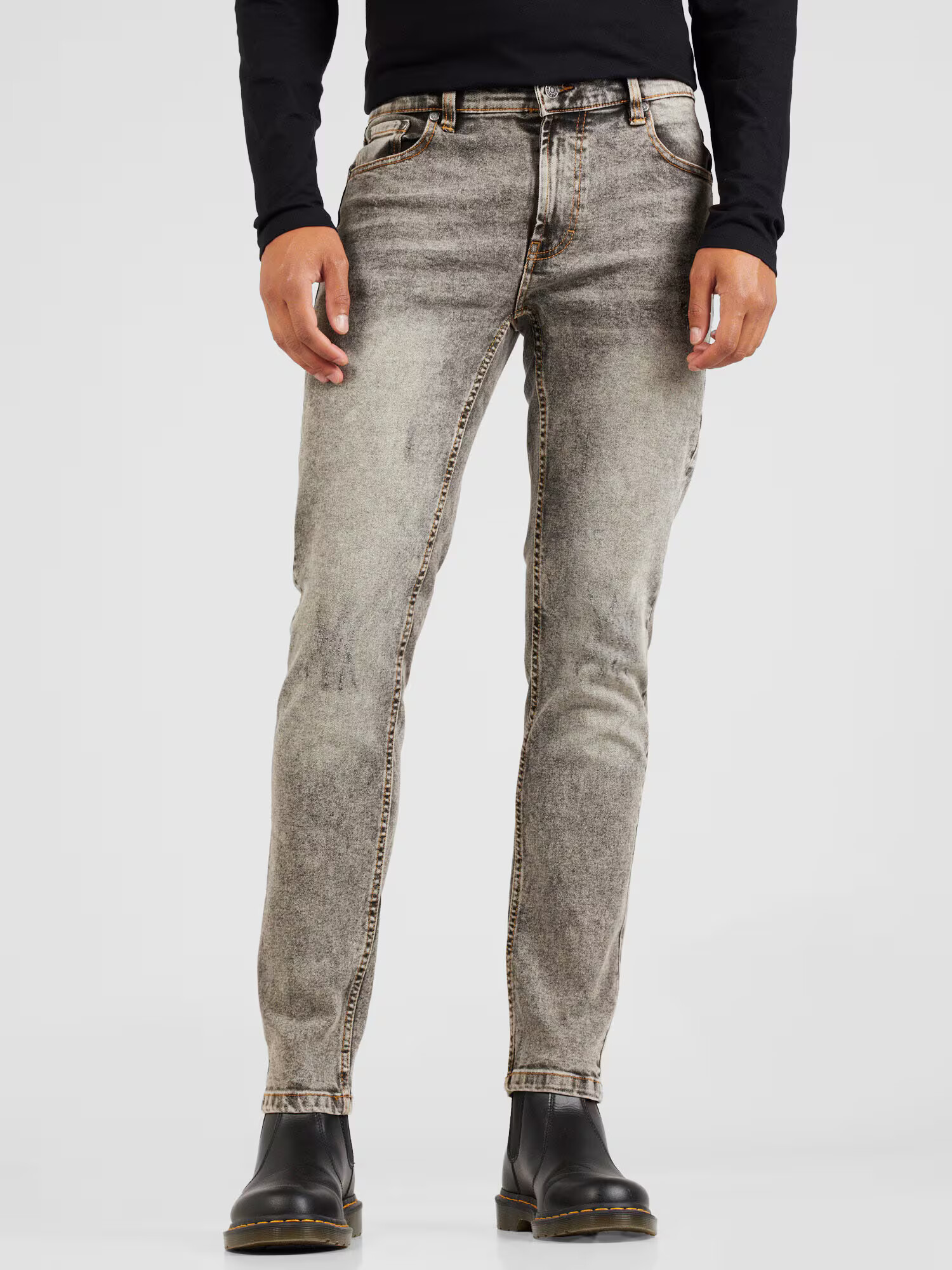 Denim Project Jeans 'Mr Red' gri denim - Pled.ro