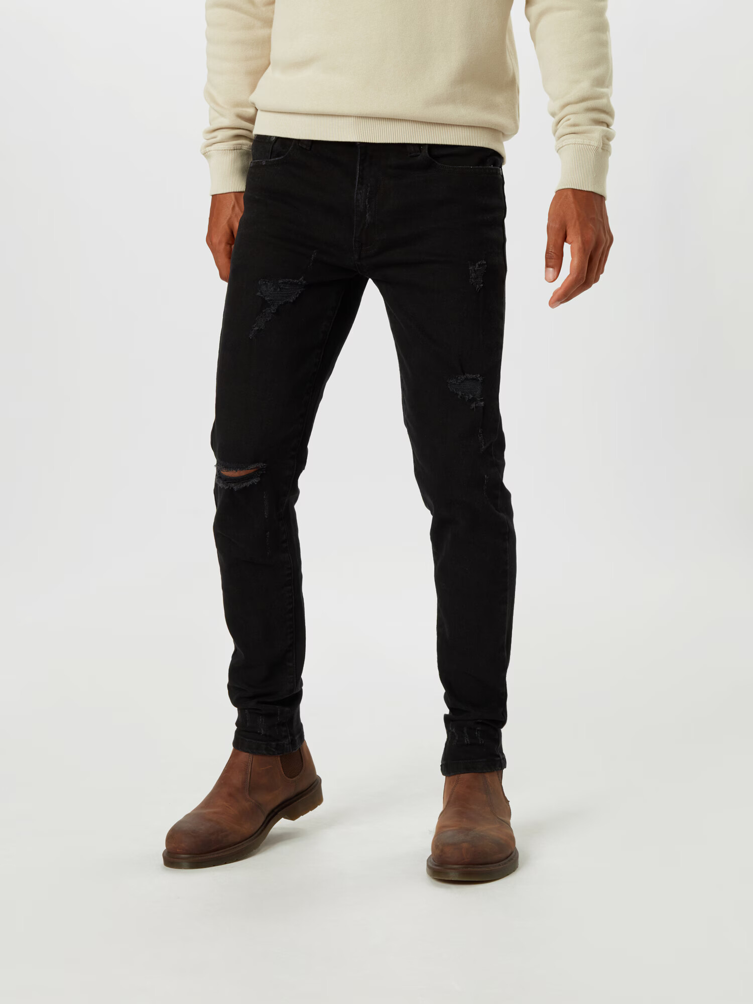 Denim Project Jeans 'MR. RED' negru denim - Pled.ro