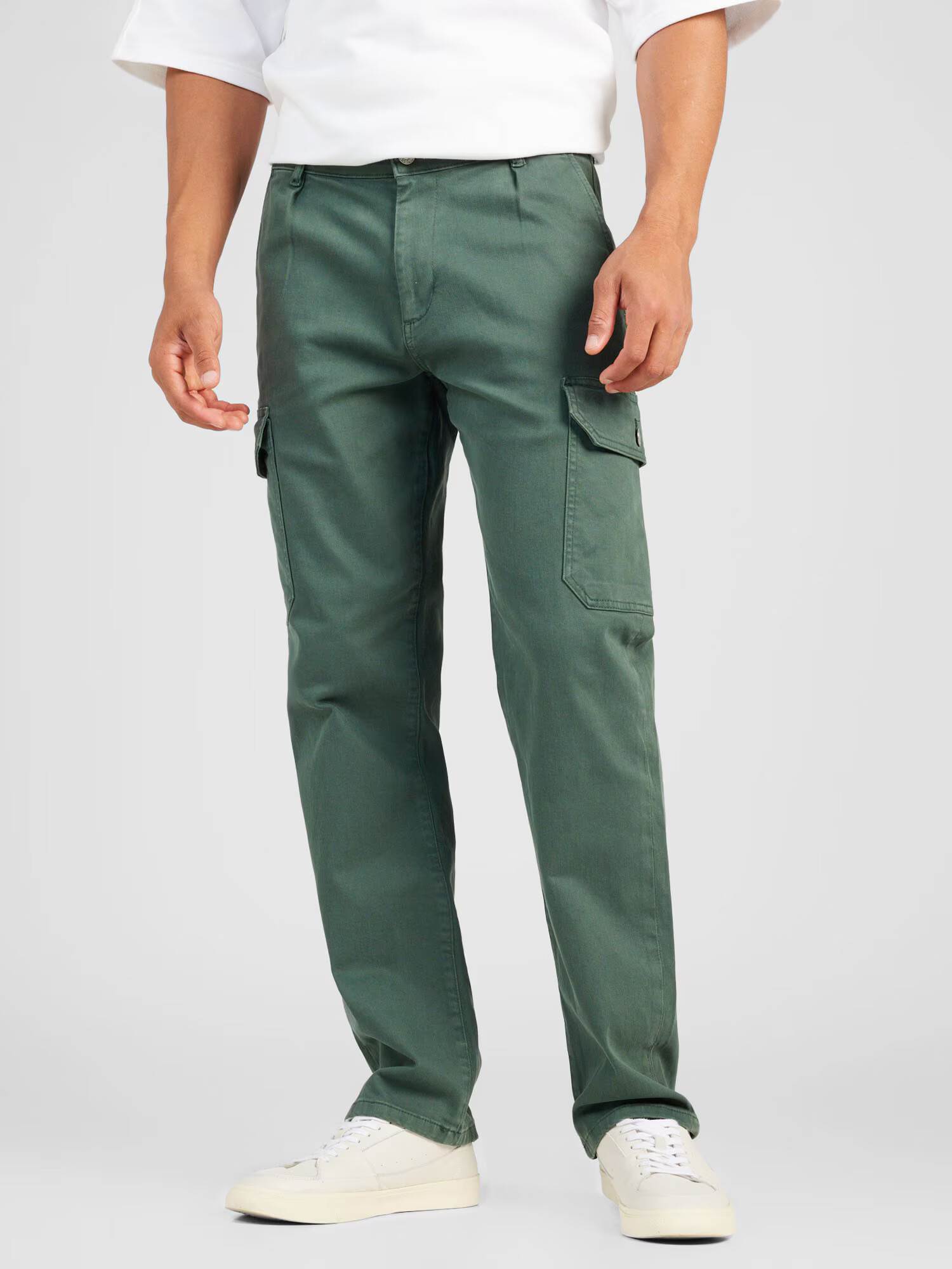 Denim Project Pantaloni cu buzunare verde - Pled.ro