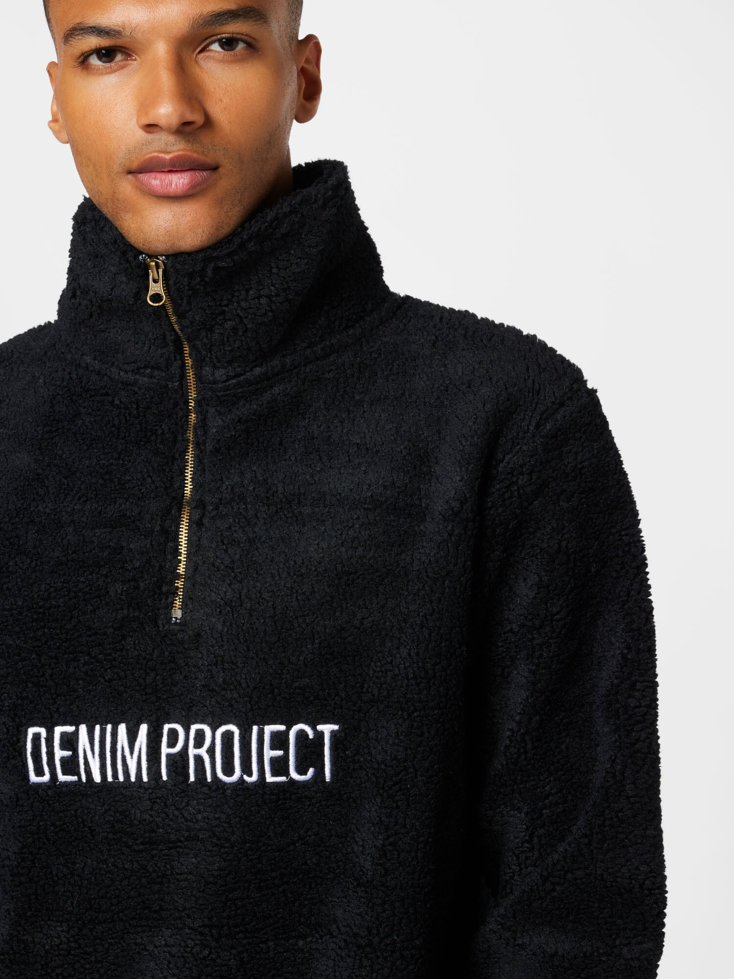 Denim Project Pulover negru / alb - Pled.ro