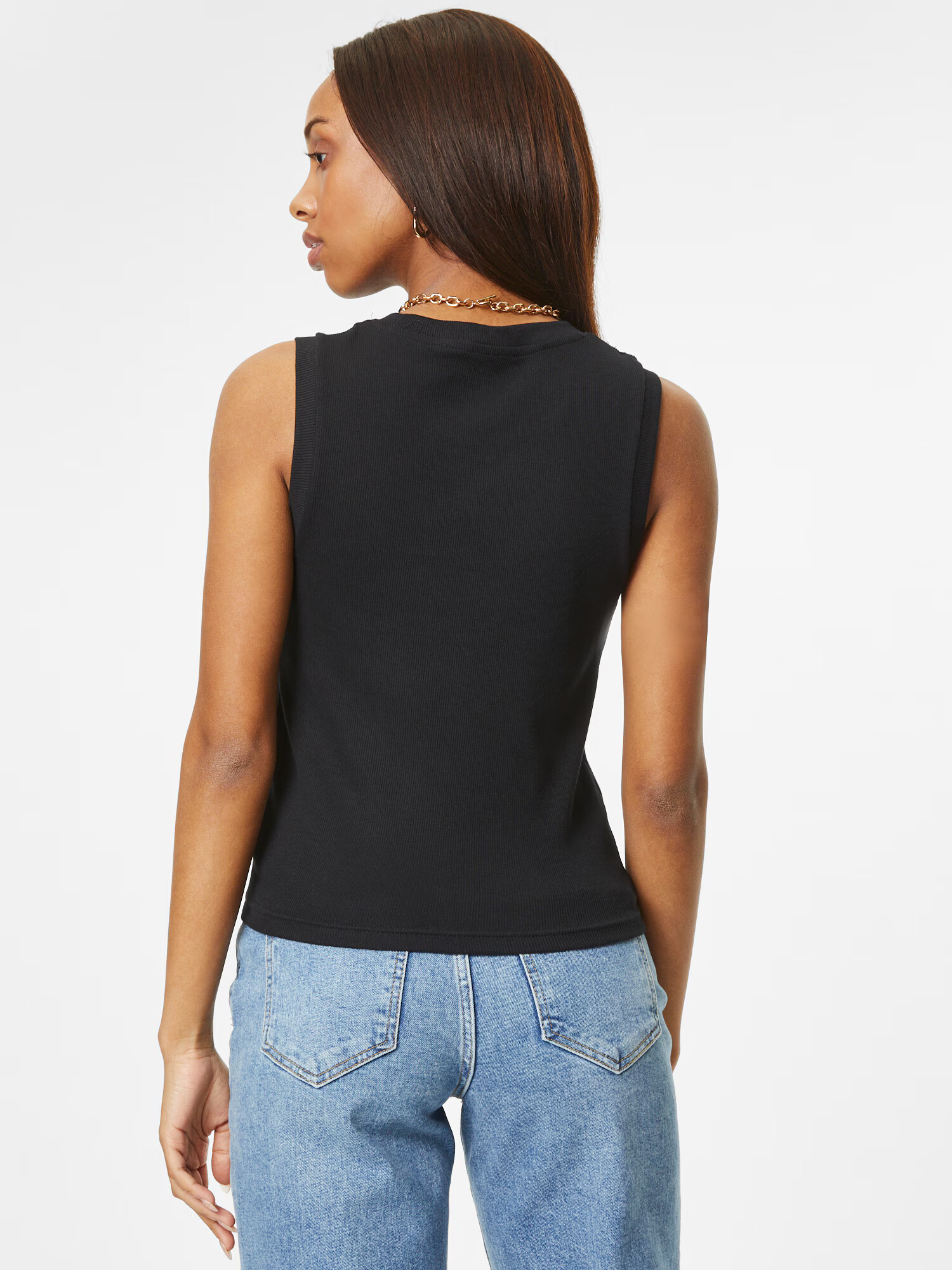 Denim Project Top 'NIKI' negru - Pled.ro