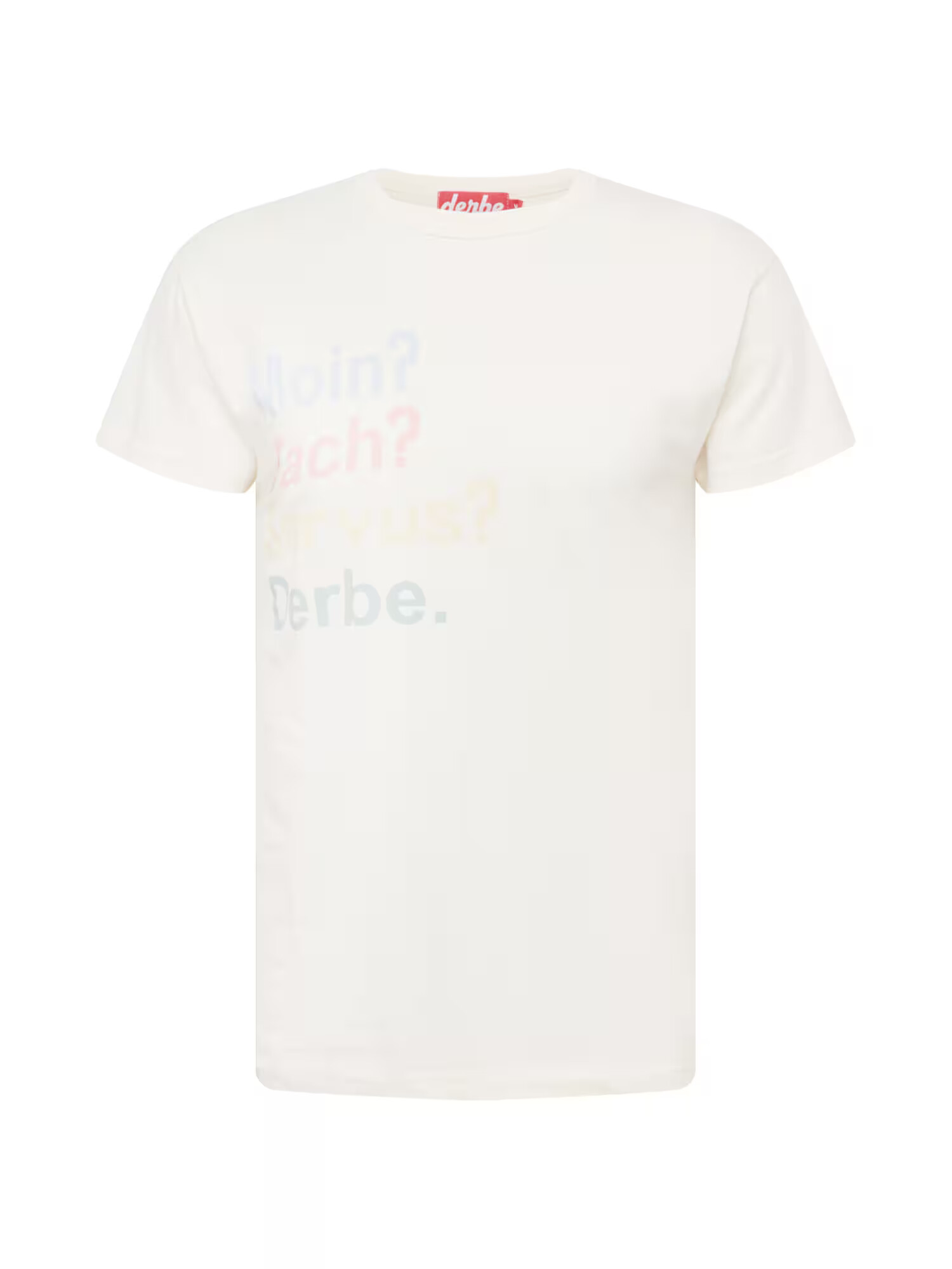 Derbe Tricou albastru deschis / galben pastel / mov pastel / roz pastel / alb murdar - Pled.ro