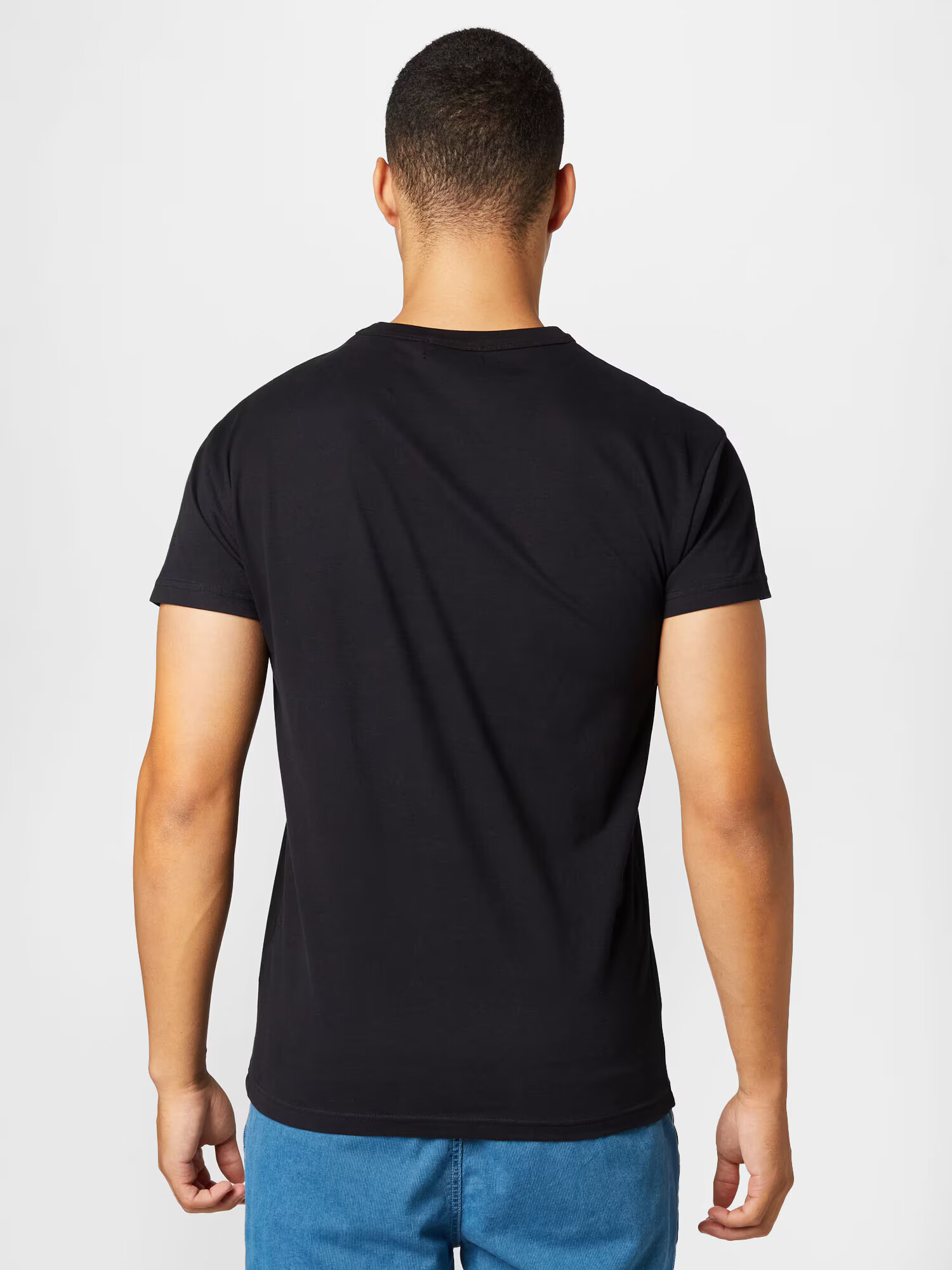 Derbe Tricou 'Moin' negru / alb - Pled.ro