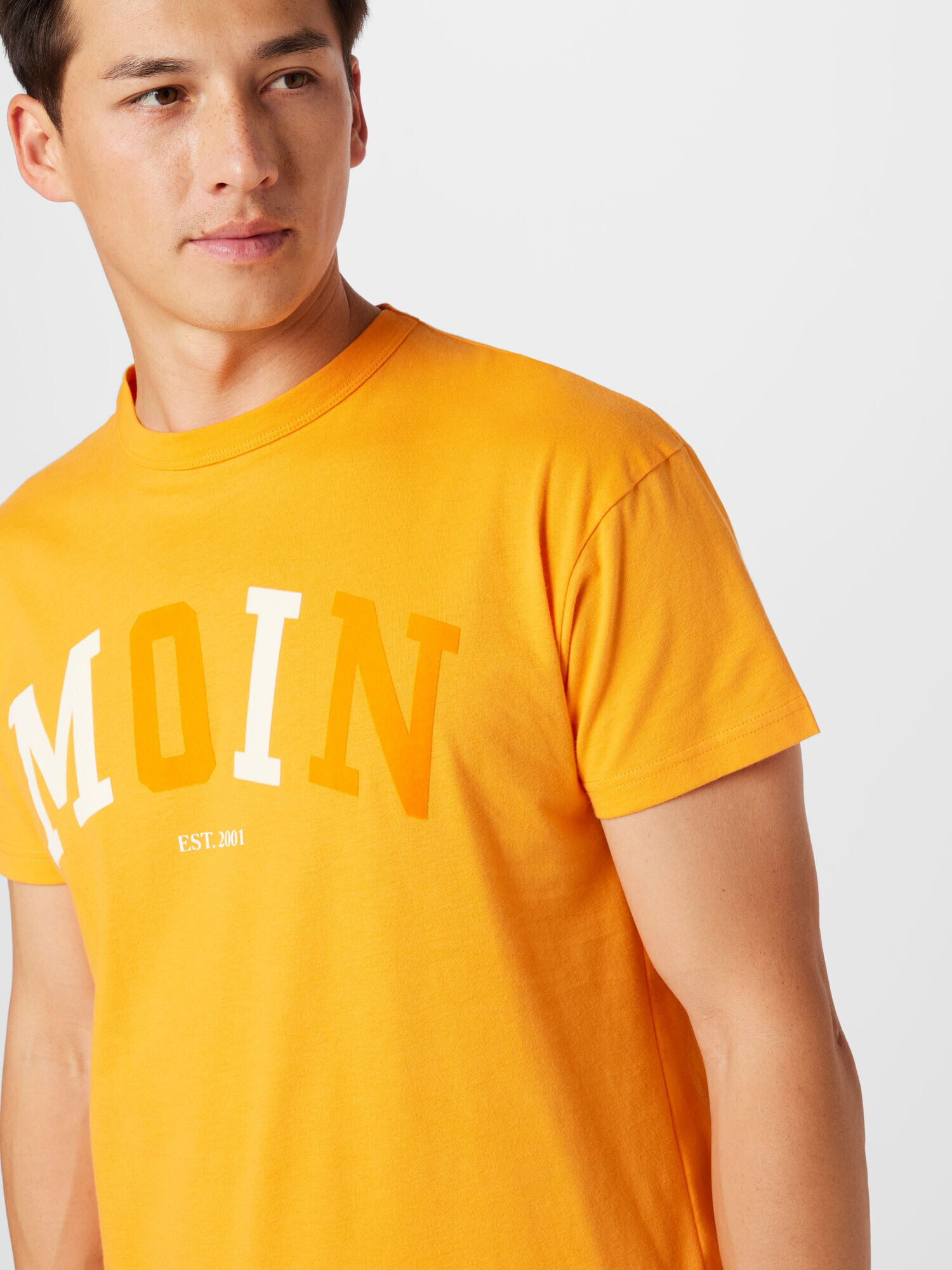 Derbe Tricou 'Moin' portocaliu / alb - Pled.ro