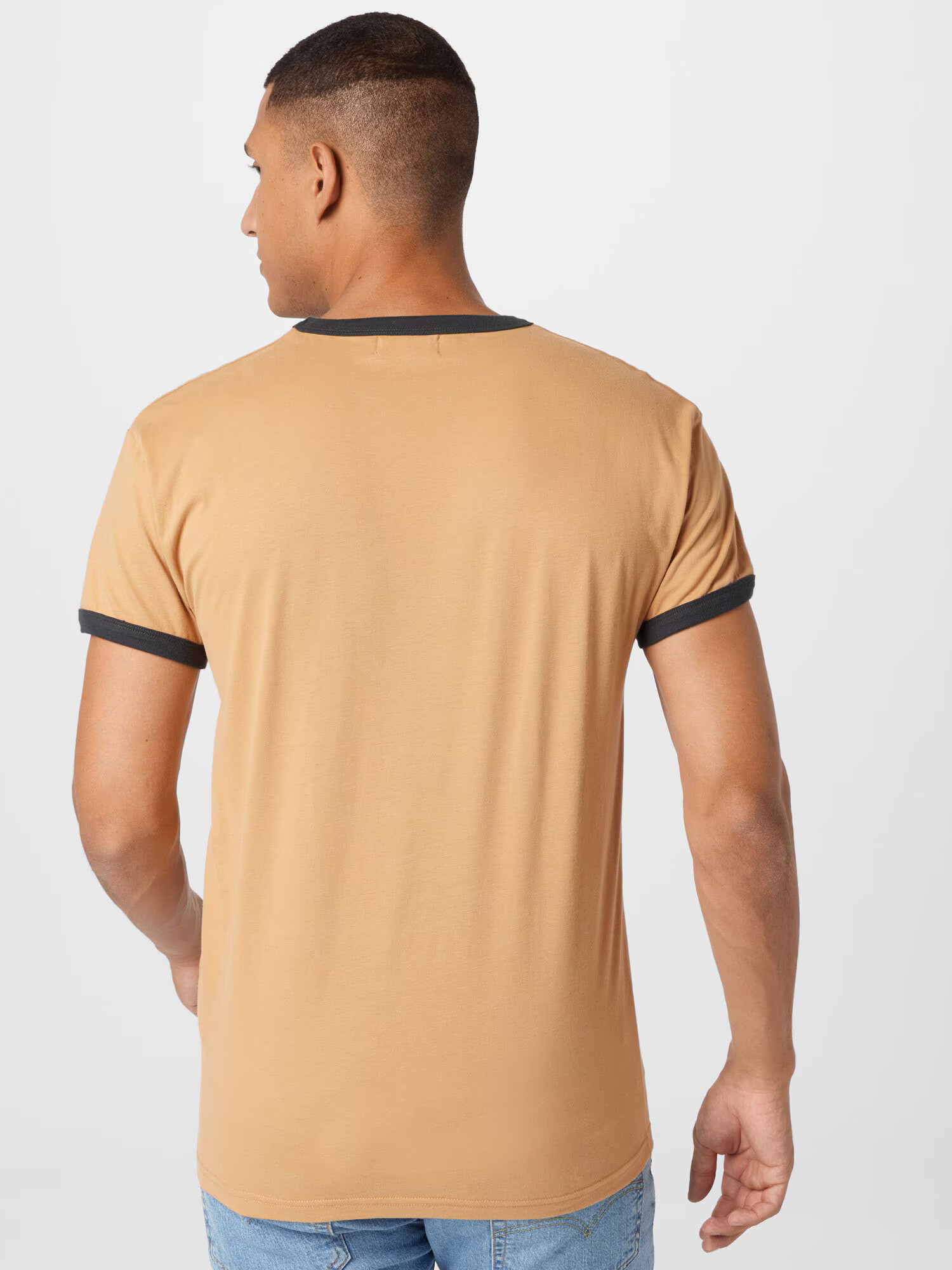 Derbe Tricou 'Schattenburg' galben / portocaliu pastel / portocaliu închis / negru - Pled.ro