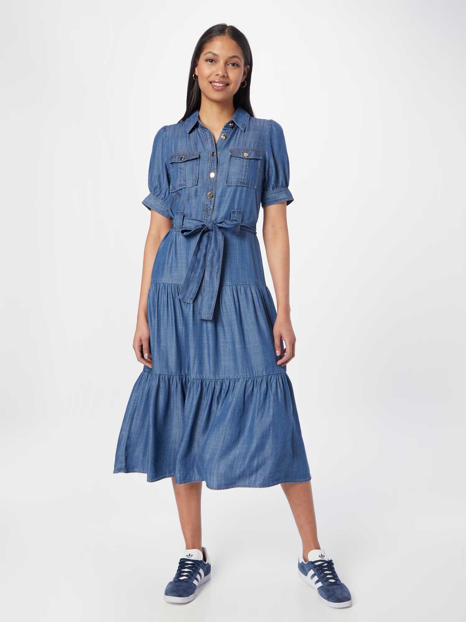 Derhy Rochie tip bluză 'PAULE' albastru denim - Pled.ro