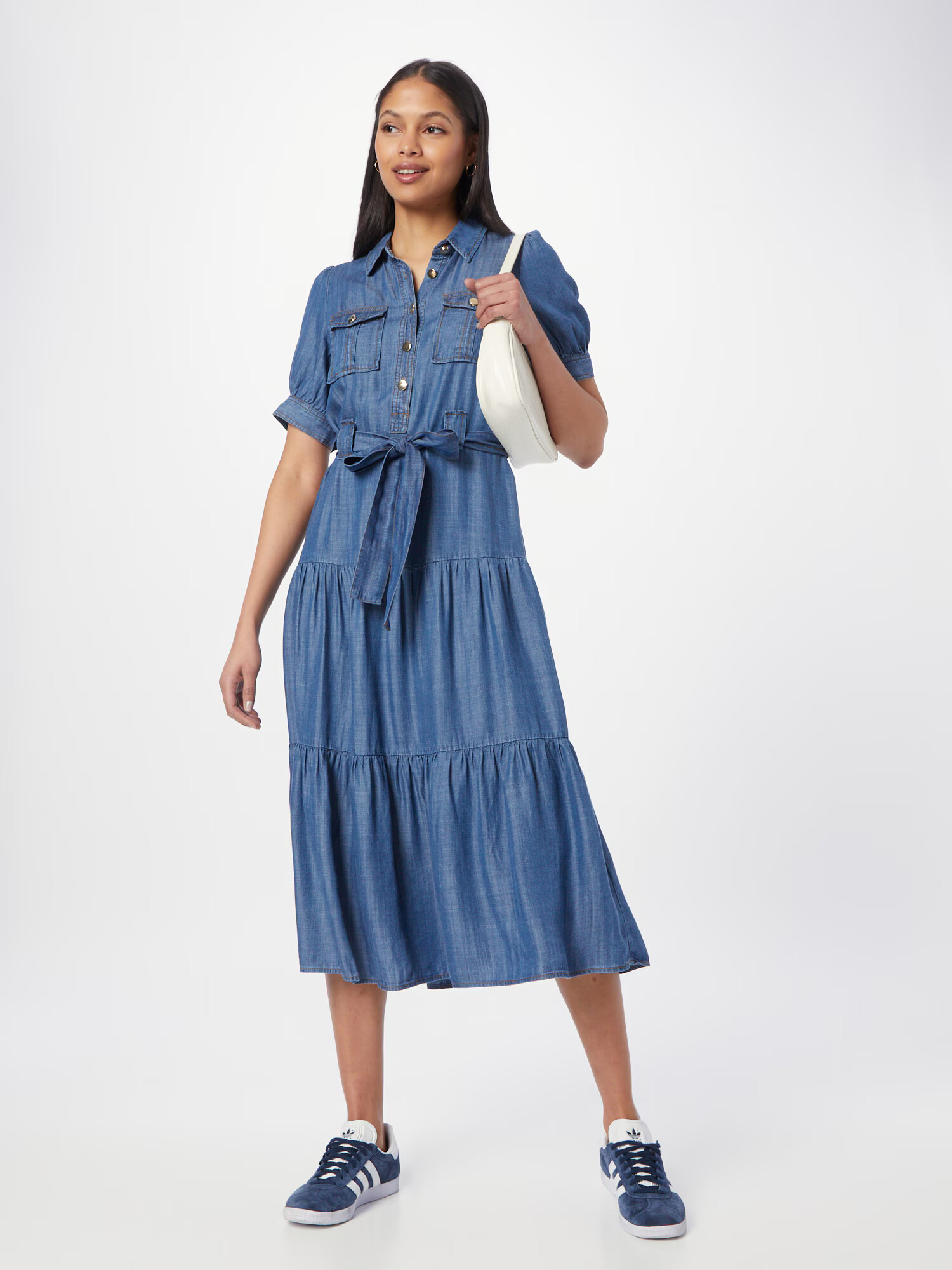 Derhy Rochie tip bluză 'PAULE' albastru denim - Pled.ro