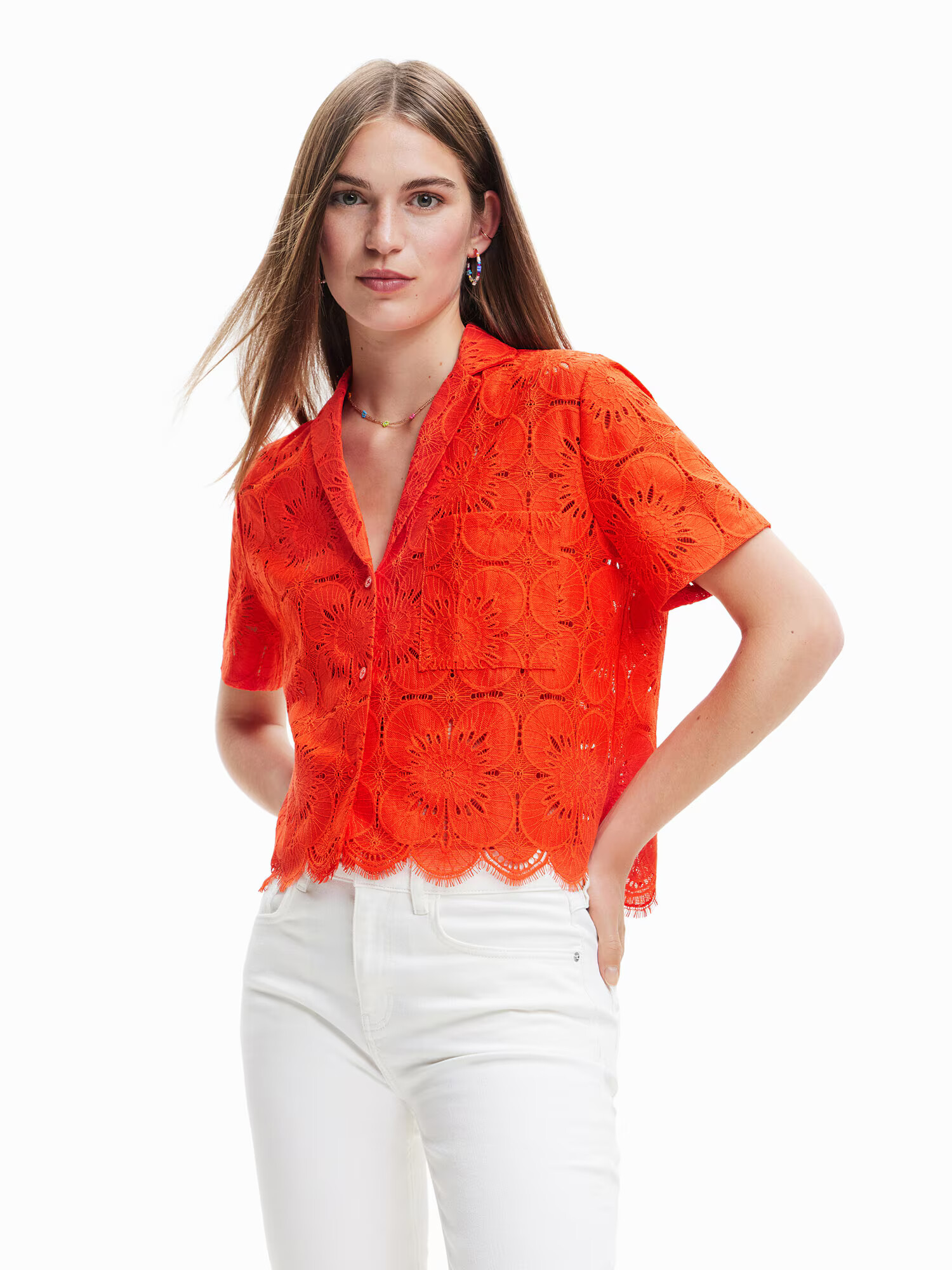 Desigual Bluză 'Preston' roșu orange - Pled.ro