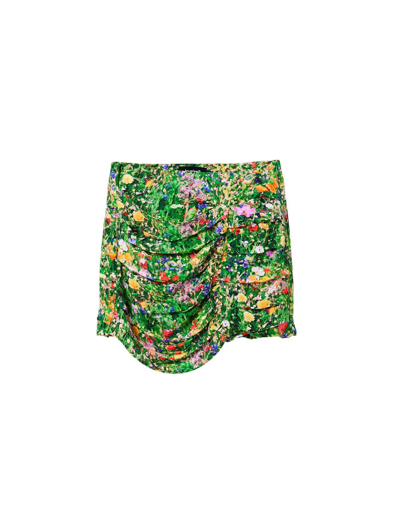 Desigual Fustă 'Prado' galben / verde / lila / roz - Pled.ro