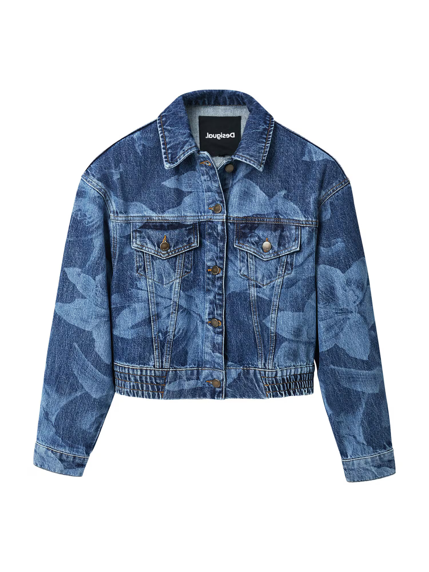 Desigual Geacă de primăvară-toamnă 'Oklahoma' albastru denim / albastru deschis - Pled.ro