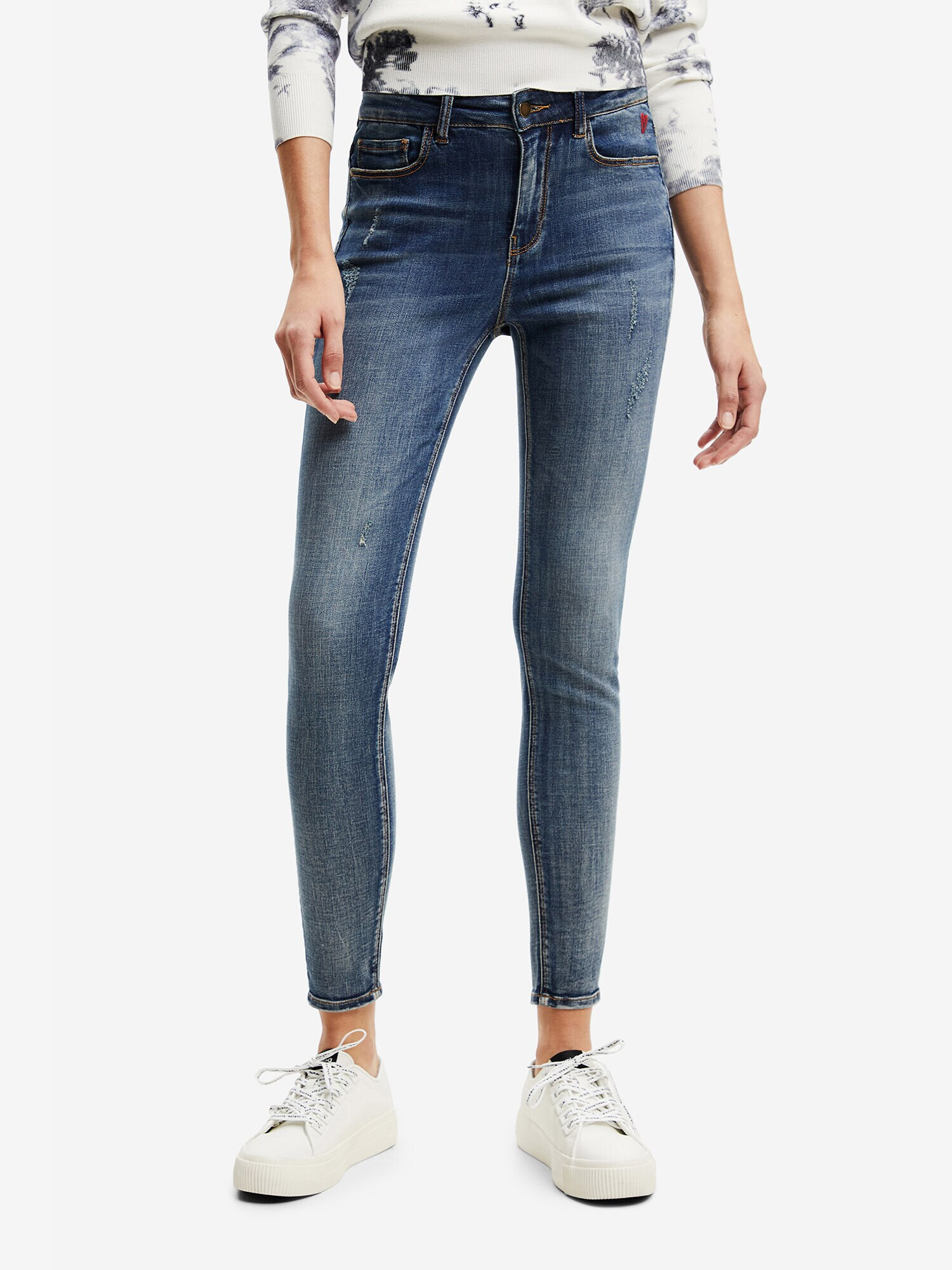 Desigual Jeans 'Alba' albastru denim - Pled.ro