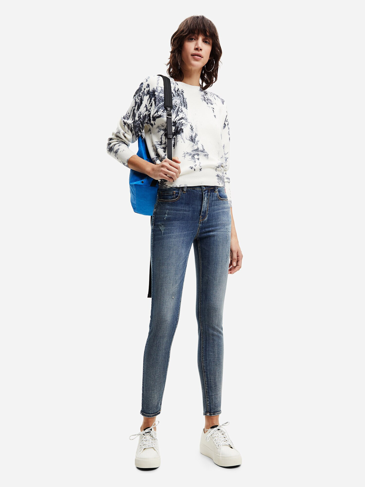 Desigual Jeans 'Alba' albastru denim - Pled.ro