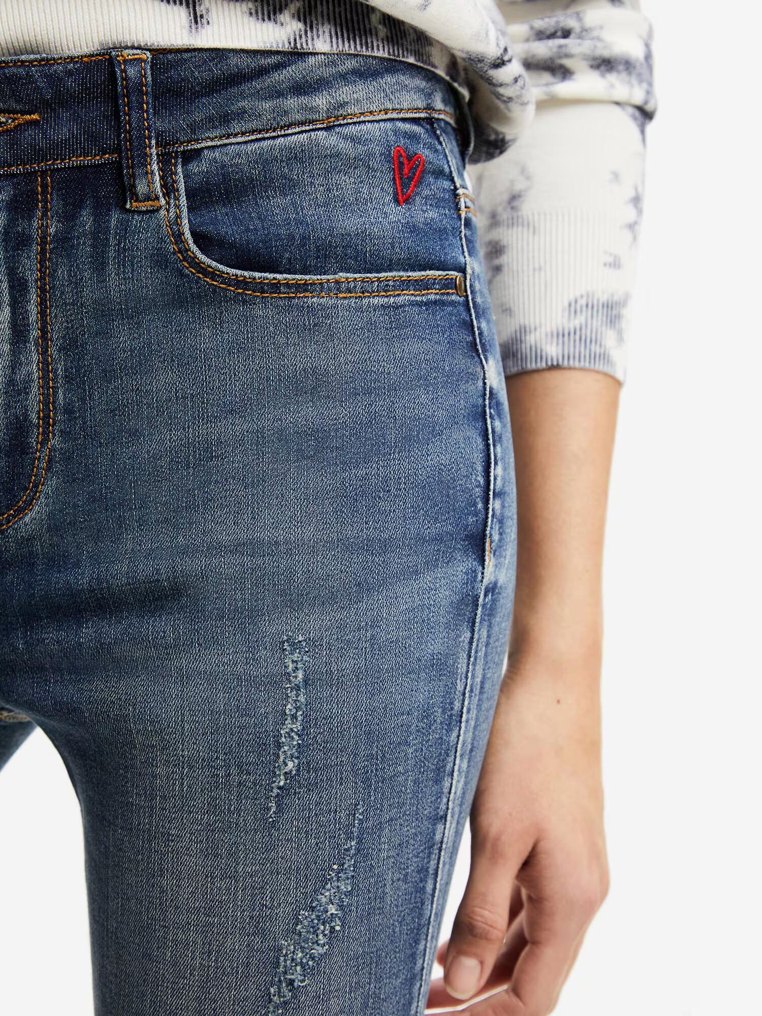 Desigual Jeans 'Alba' albastru denim - Pled.ro