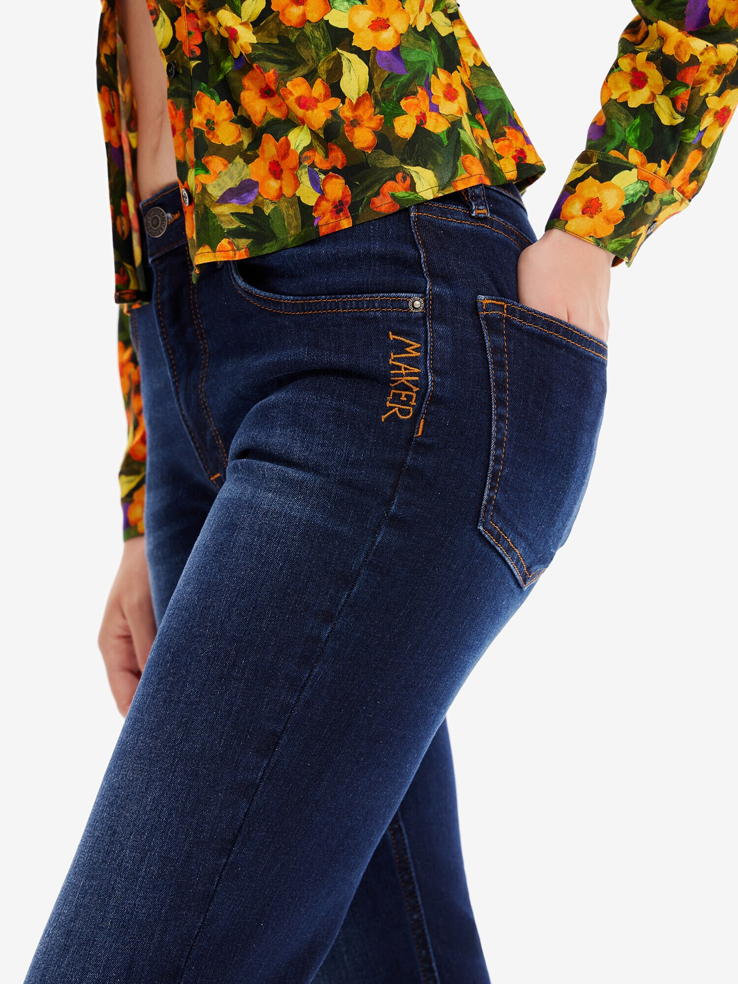 Desigual Jeans albastru - Pled.ro