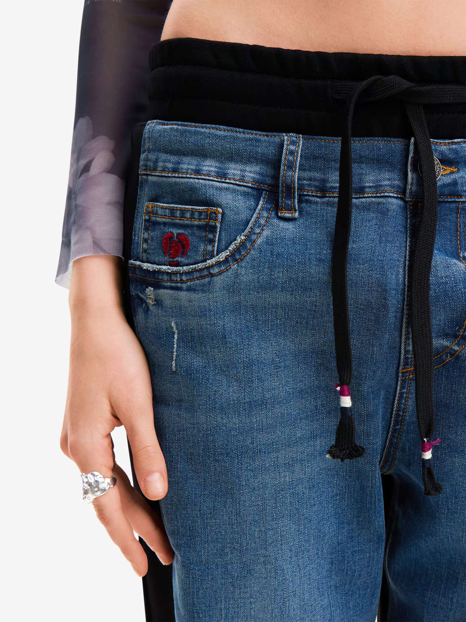 Desigual Jeans albastru - Pled.ro