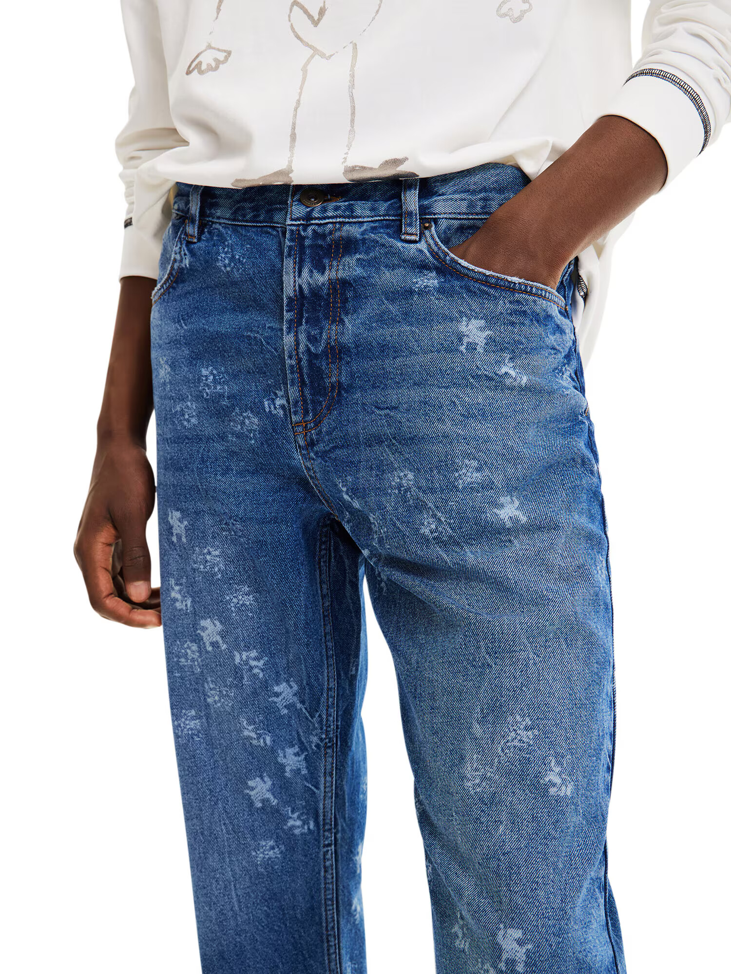 Desigual Jeans albastru denim - Pled.ro