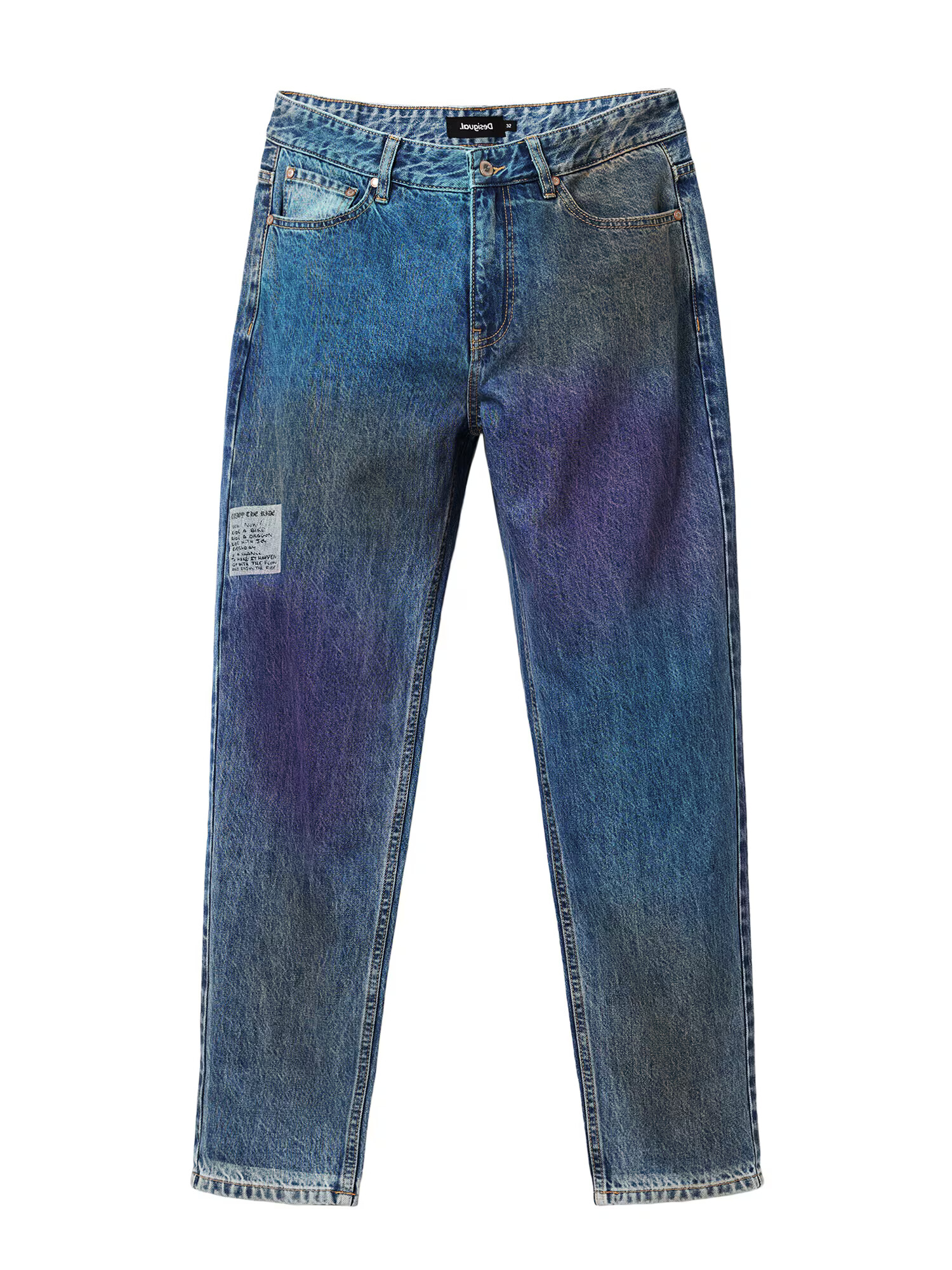 Desigual Jeans albastru denim / mov închis / negru denim - Pled.ro