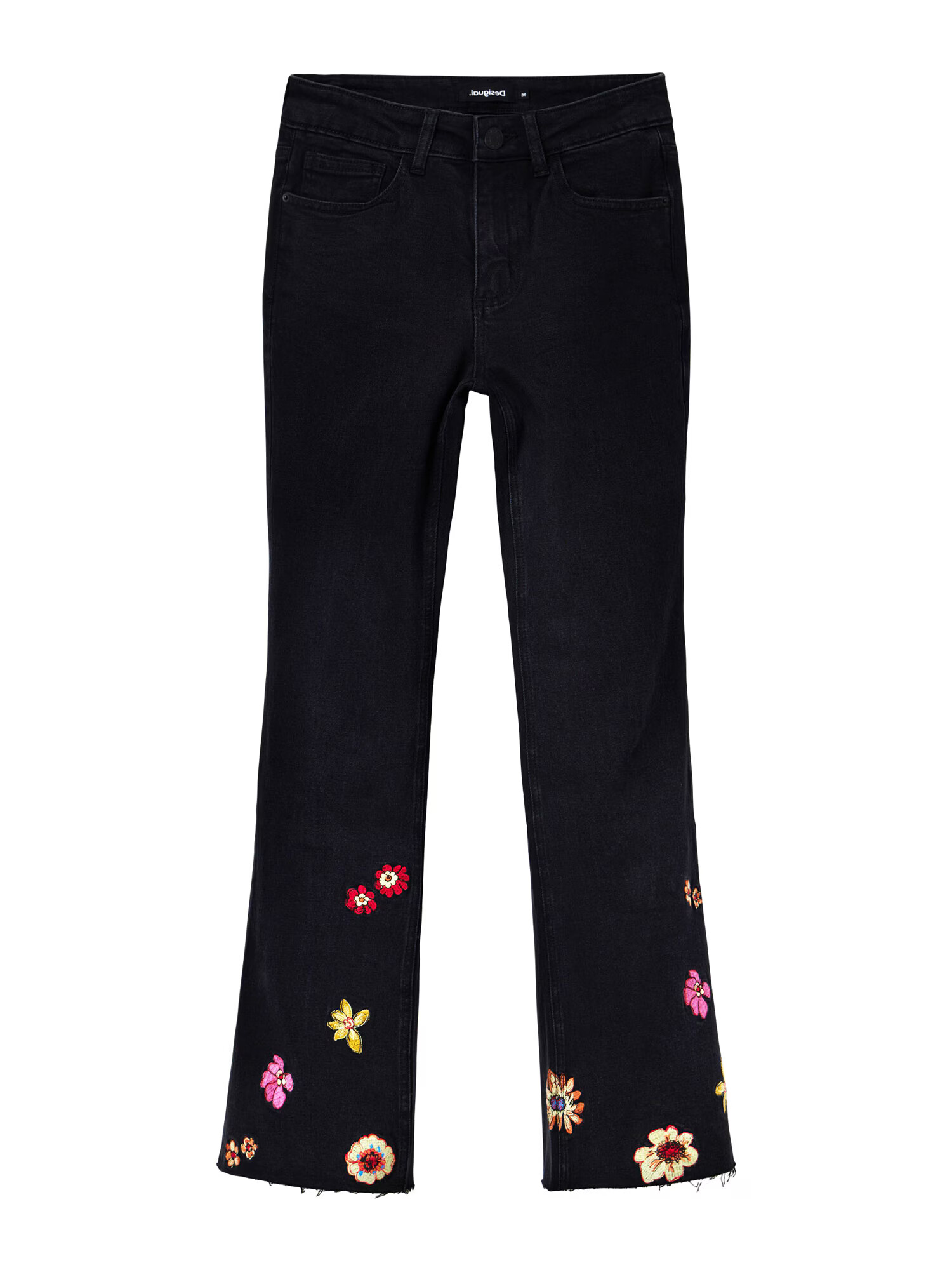 Desigual Jeans galben / roz / roșu / negru - Pled.ro