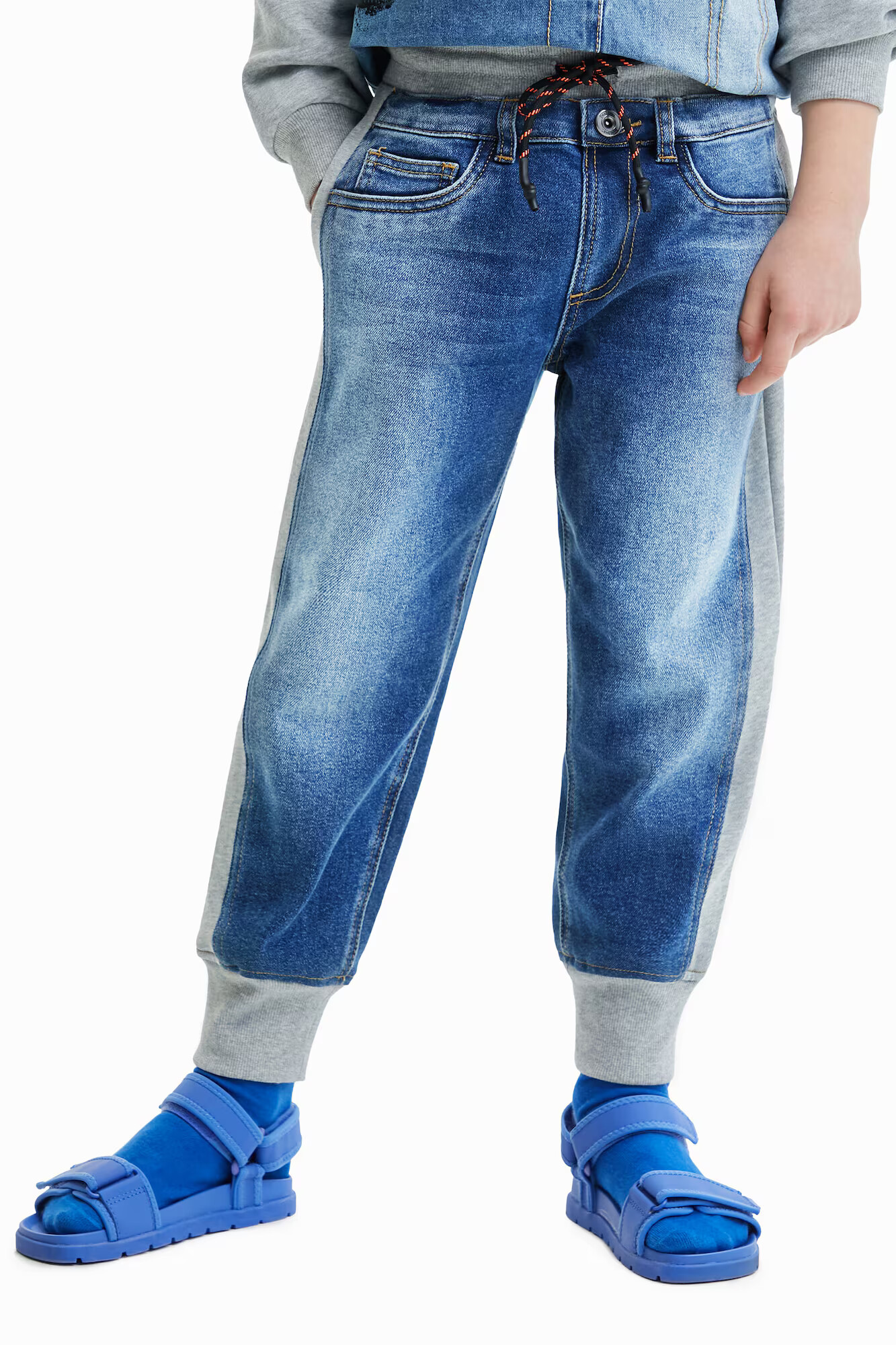 Desigual Jeans 'Oca' albastru denim / gri amestecat - Pled.ro