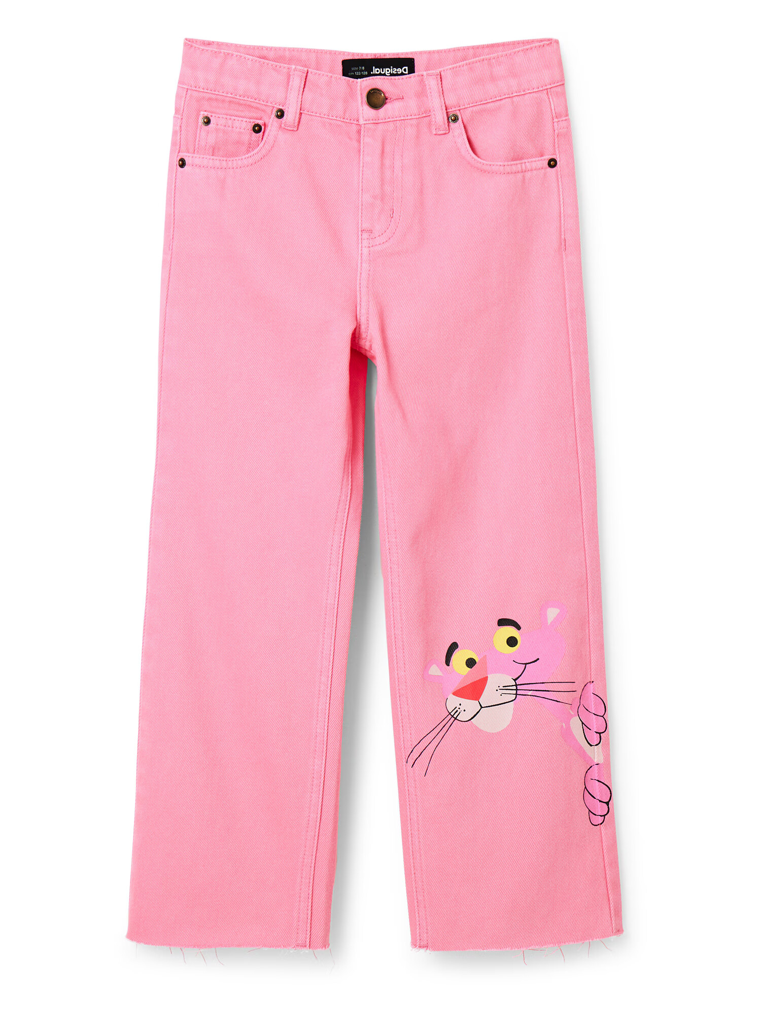 Desigual Jeans 'PINK PANTHER' galben / roz / negru / alb - Pled.ro