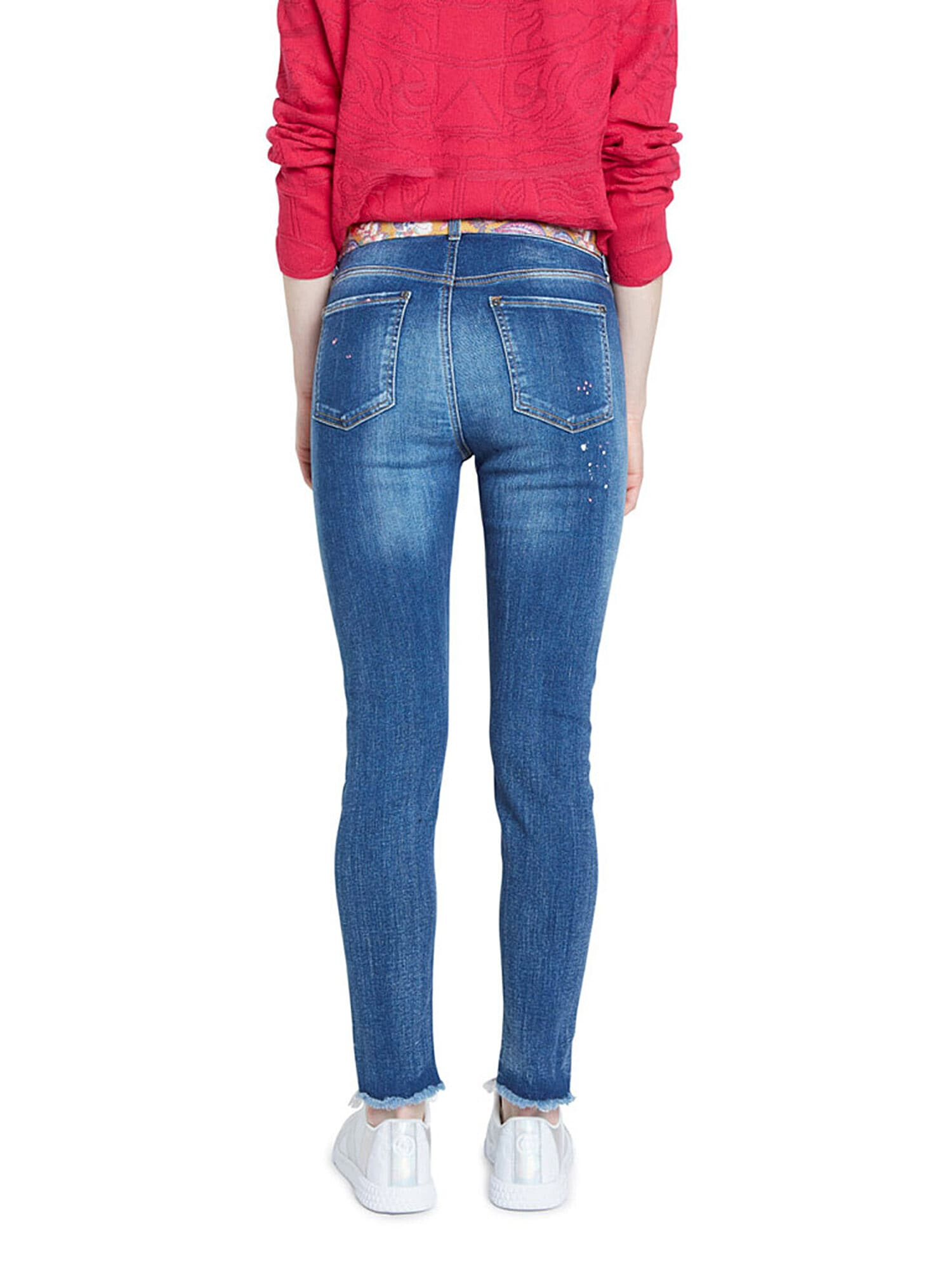 Desigual Jeans 'Rainbow' albastru - Pled.ro