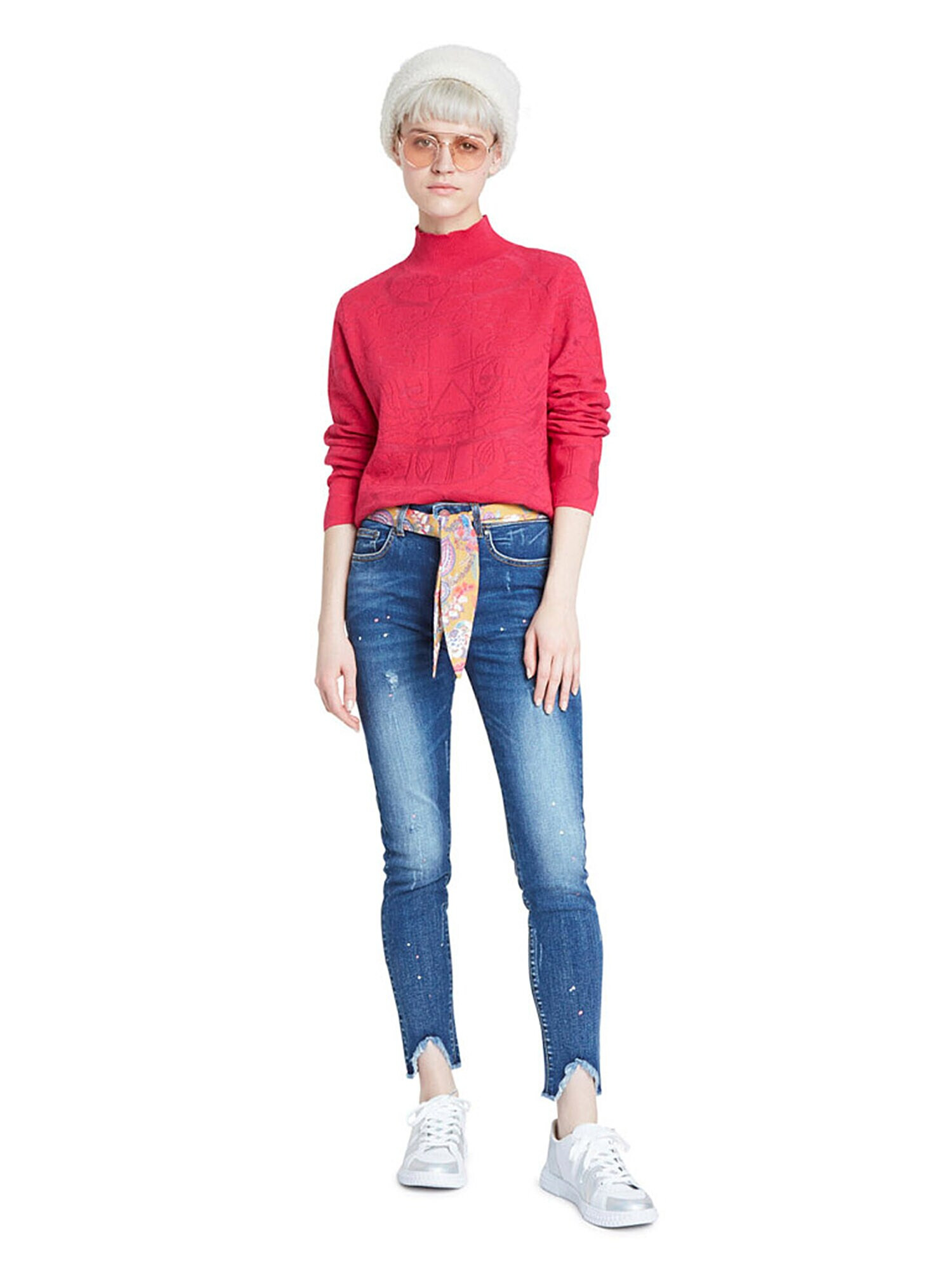 Desigual Jeans 'Rainbow' albastru - Pled.ro