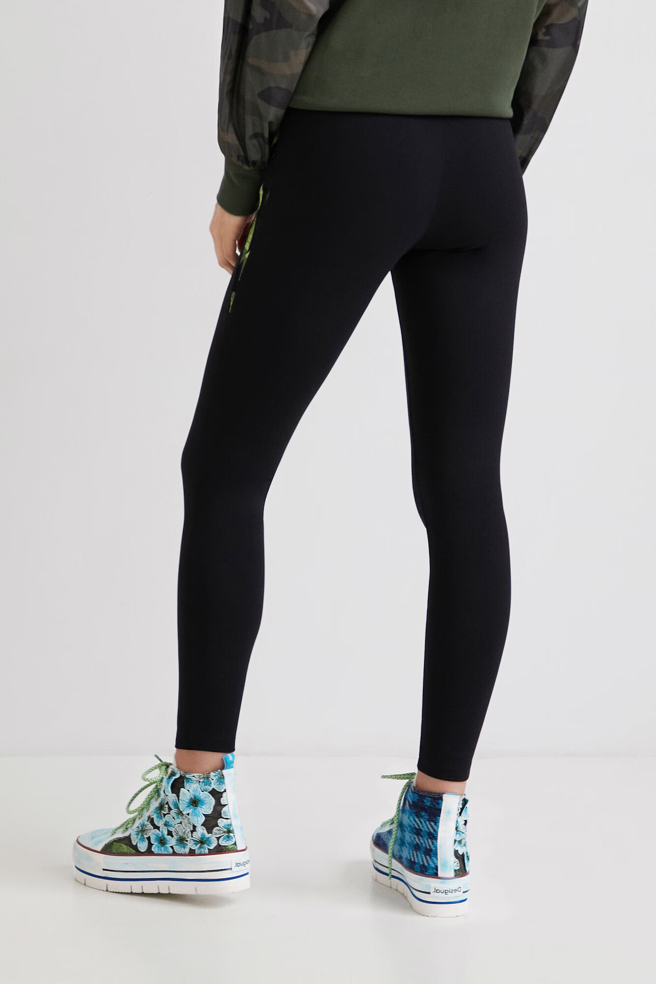 Desigual Leggings 'Jane' maro / verde / verde deschis / negru - Pled.ro