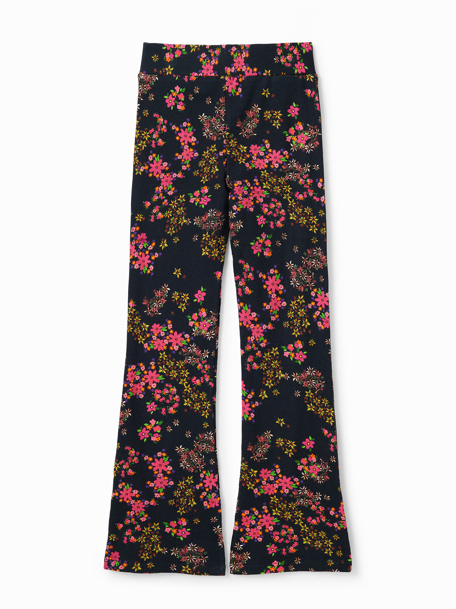 Desigual Pantaloni 'BETH' galben / lila / roz / negru - Pled.ro