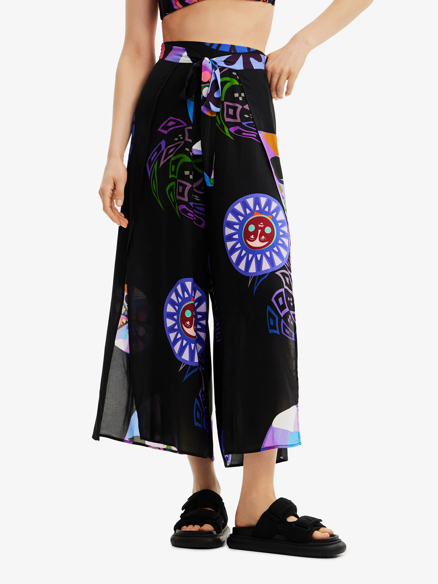 Desigual Pantaloni mai multe culori / negru - Pled.ro