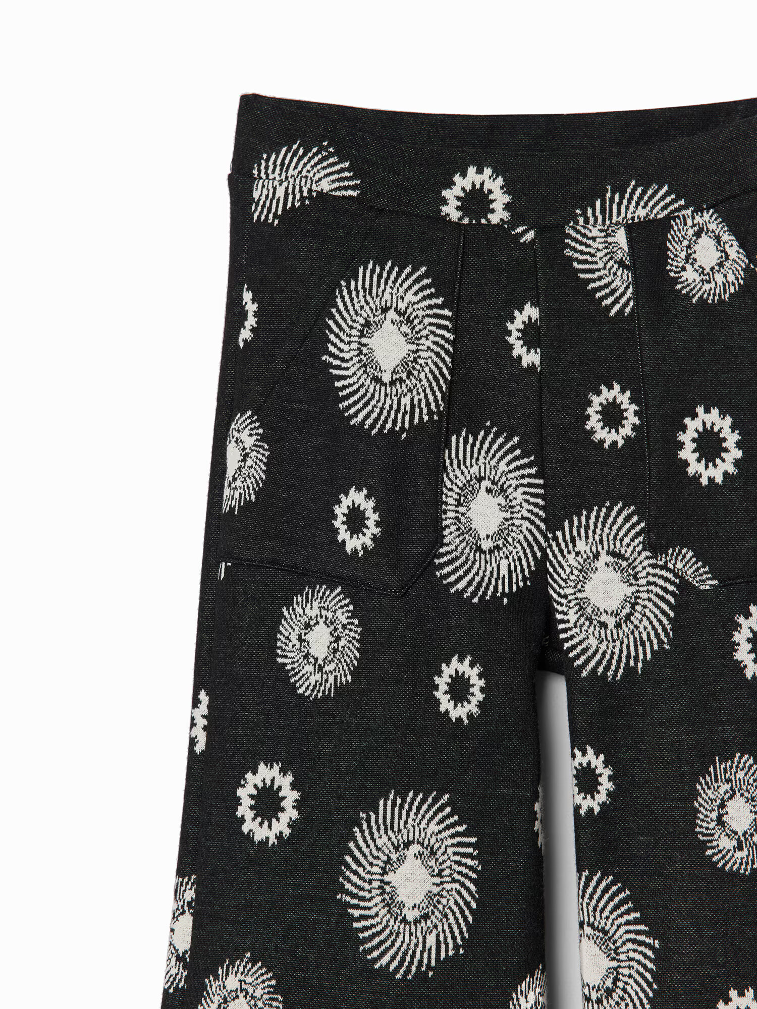 Desigual Pantaloni 'TESSA' negru / alb - Pled.ro