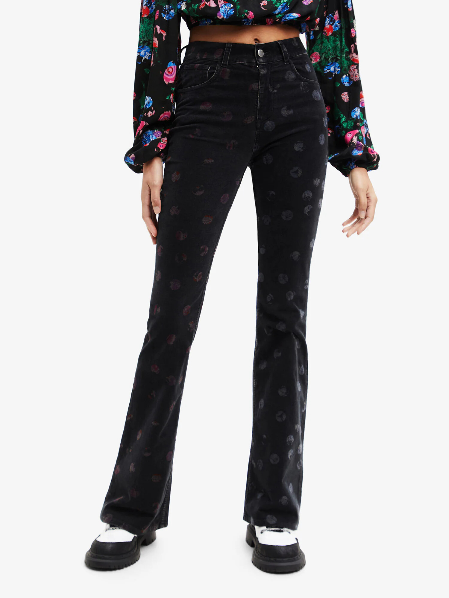 Desigual Pantaloni 'Topo' negru - Pled.ro