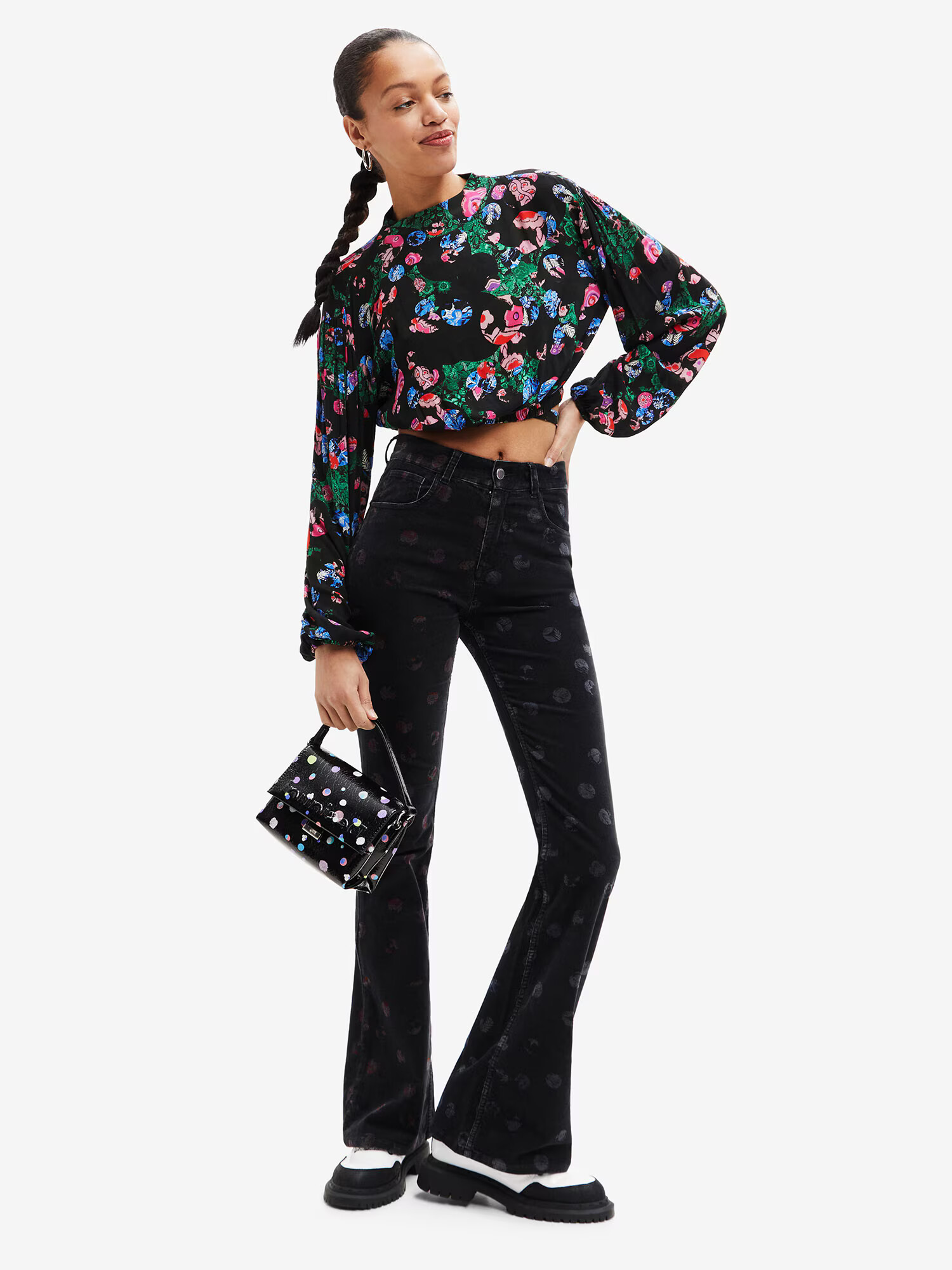 Desigual Pantaloni 'Topo' negru - Pled.ro