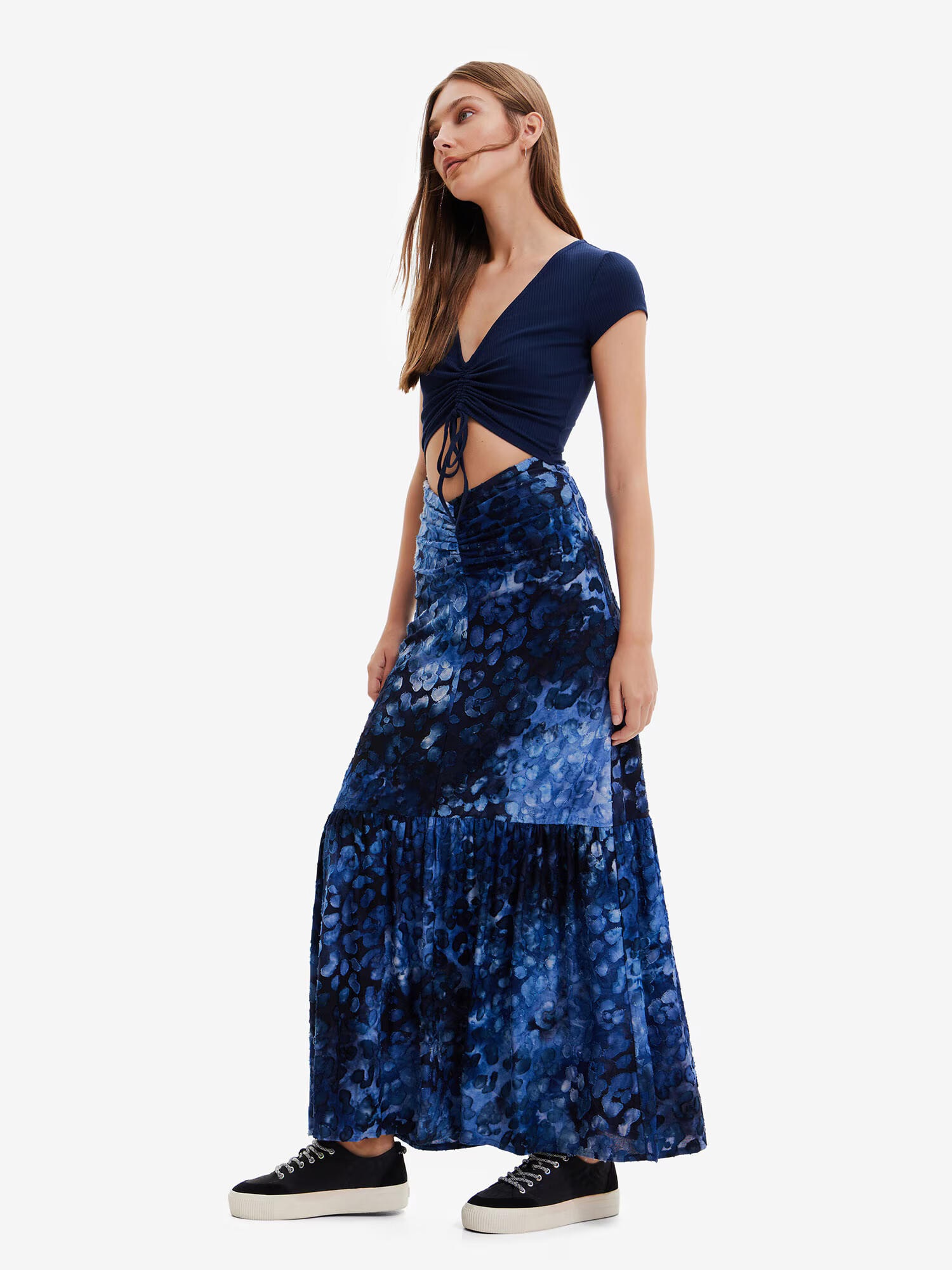 Desigual Rochie 'Brighton' albastru / bleumarin / albastru deschis - Pled.ro