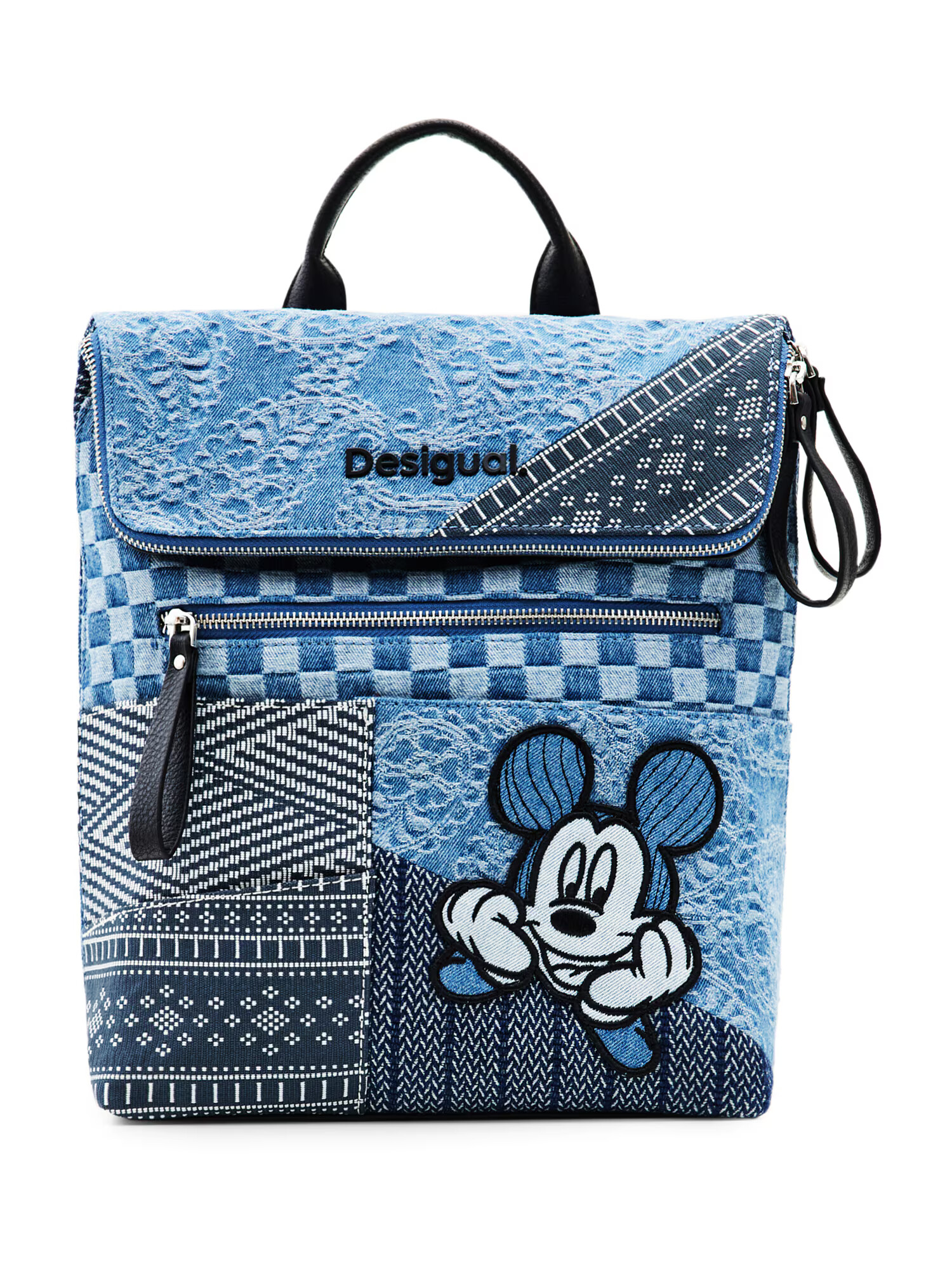 Desigual Rucsac albastru noapte / albastru denim / albastru deschis / negru - Pled.ro