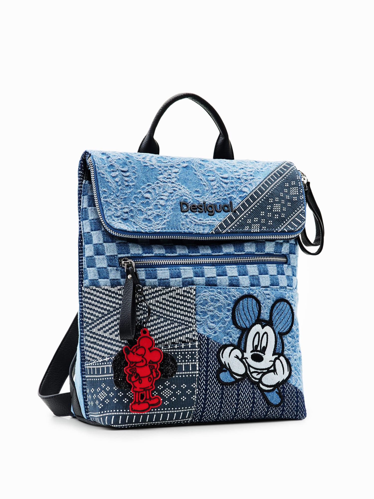 Desigual Rucsac albastru noapte / albastru denim / albastru deschis / negru - Pled.ro