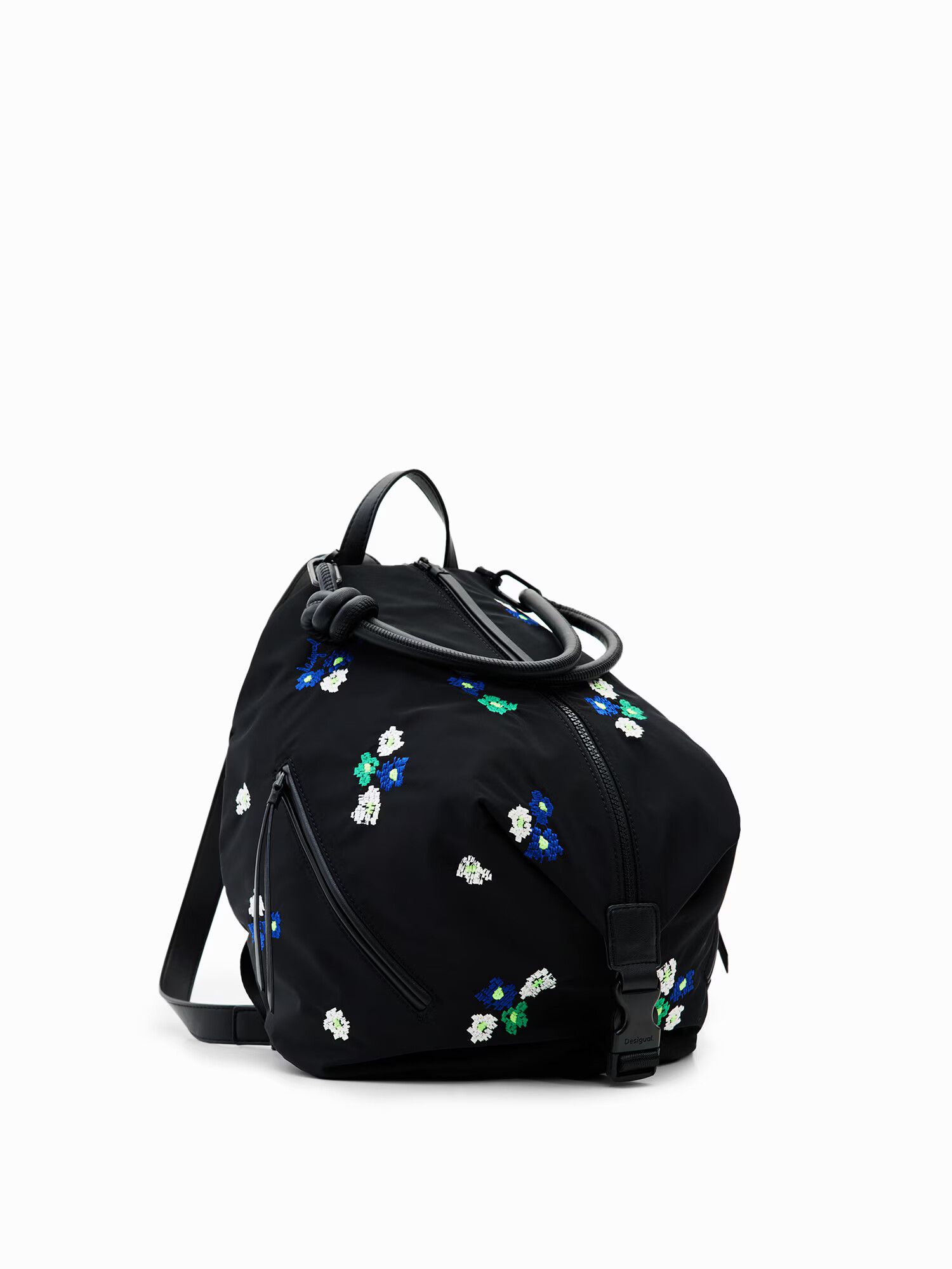 Desigual Rucsac albastru / verde / negru / alb - Pled.ro