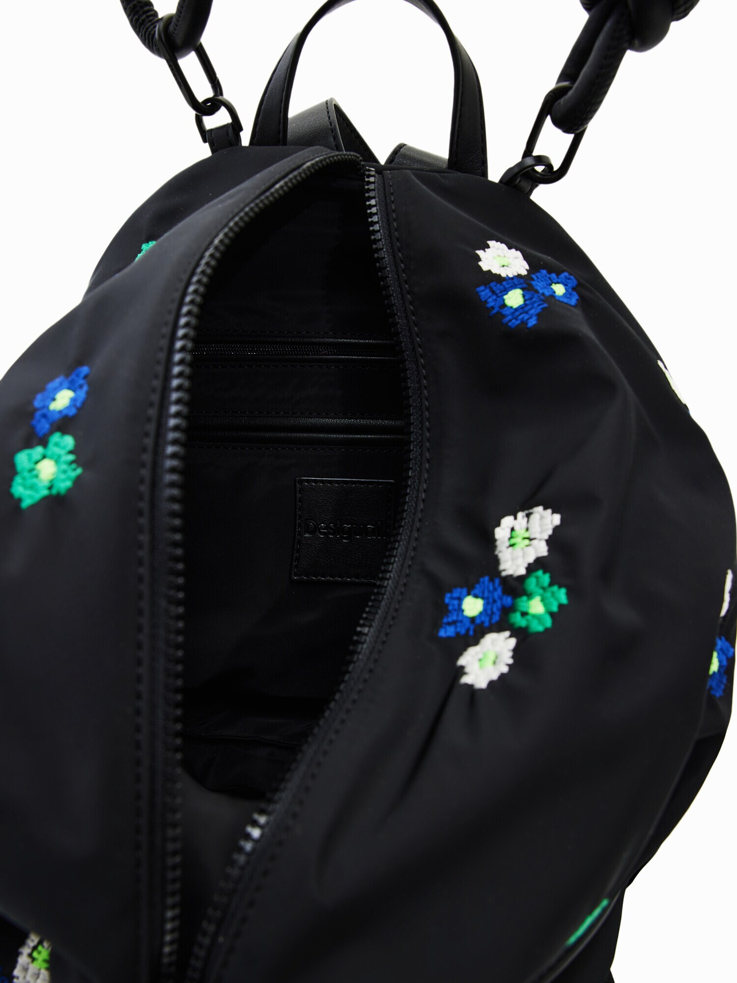 Desigual Rucsac albastru / verde / negru / alb - Pled.ro