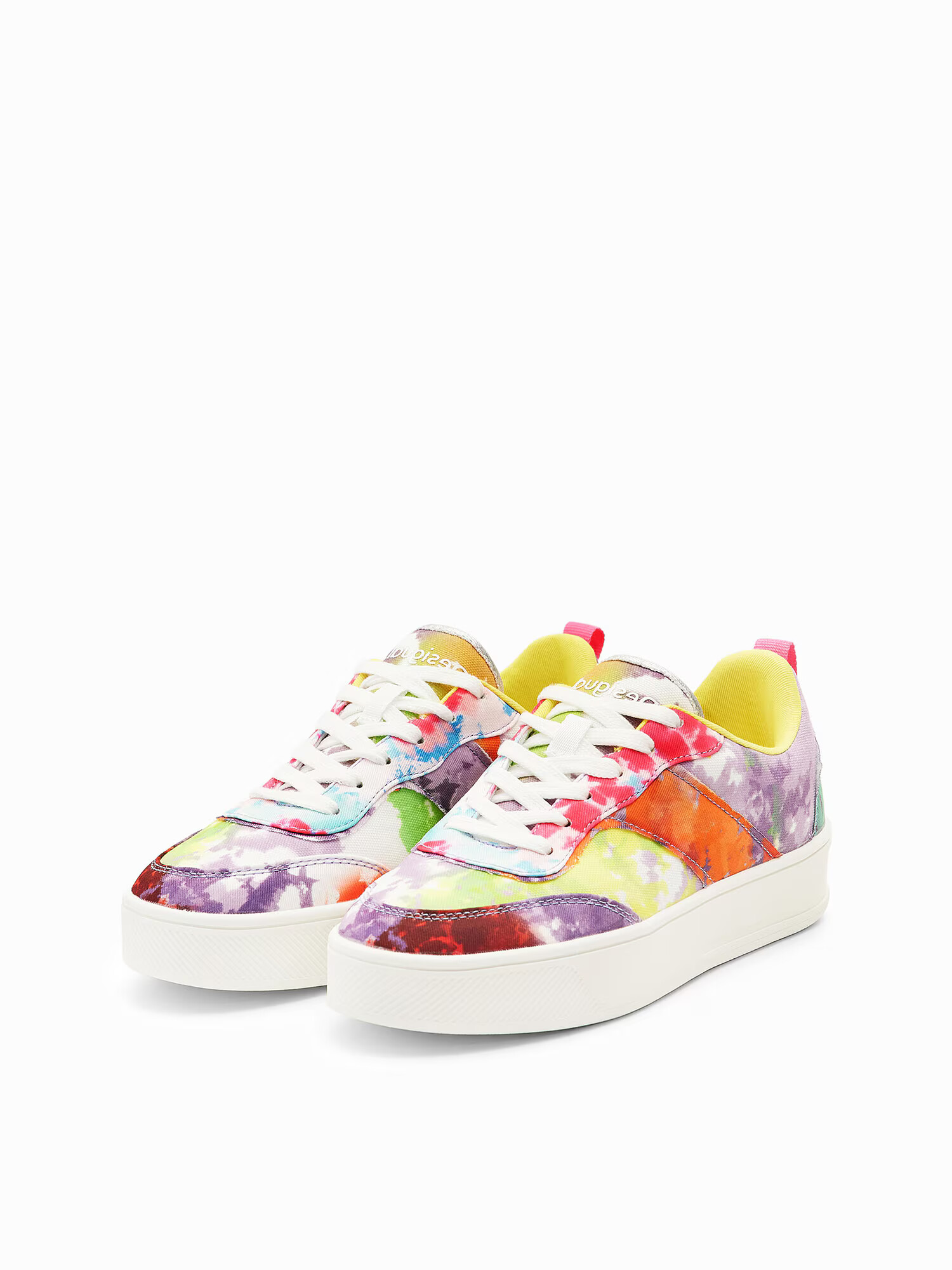 Desigual Sneaker low galben / lila / portocaliu / alb - Pled.ro