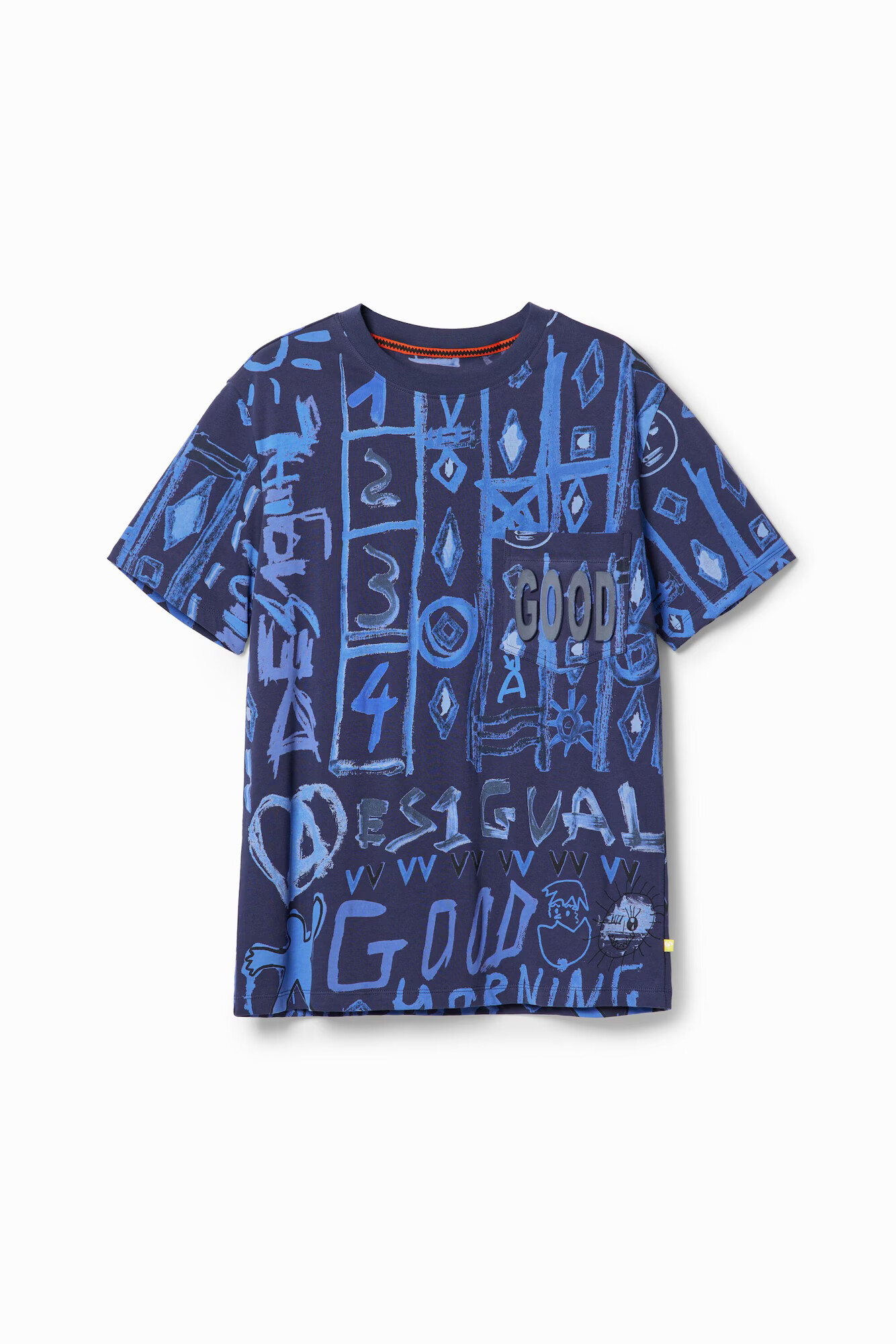 Desigual Tricou albastru / albastru marin - Pled.ro