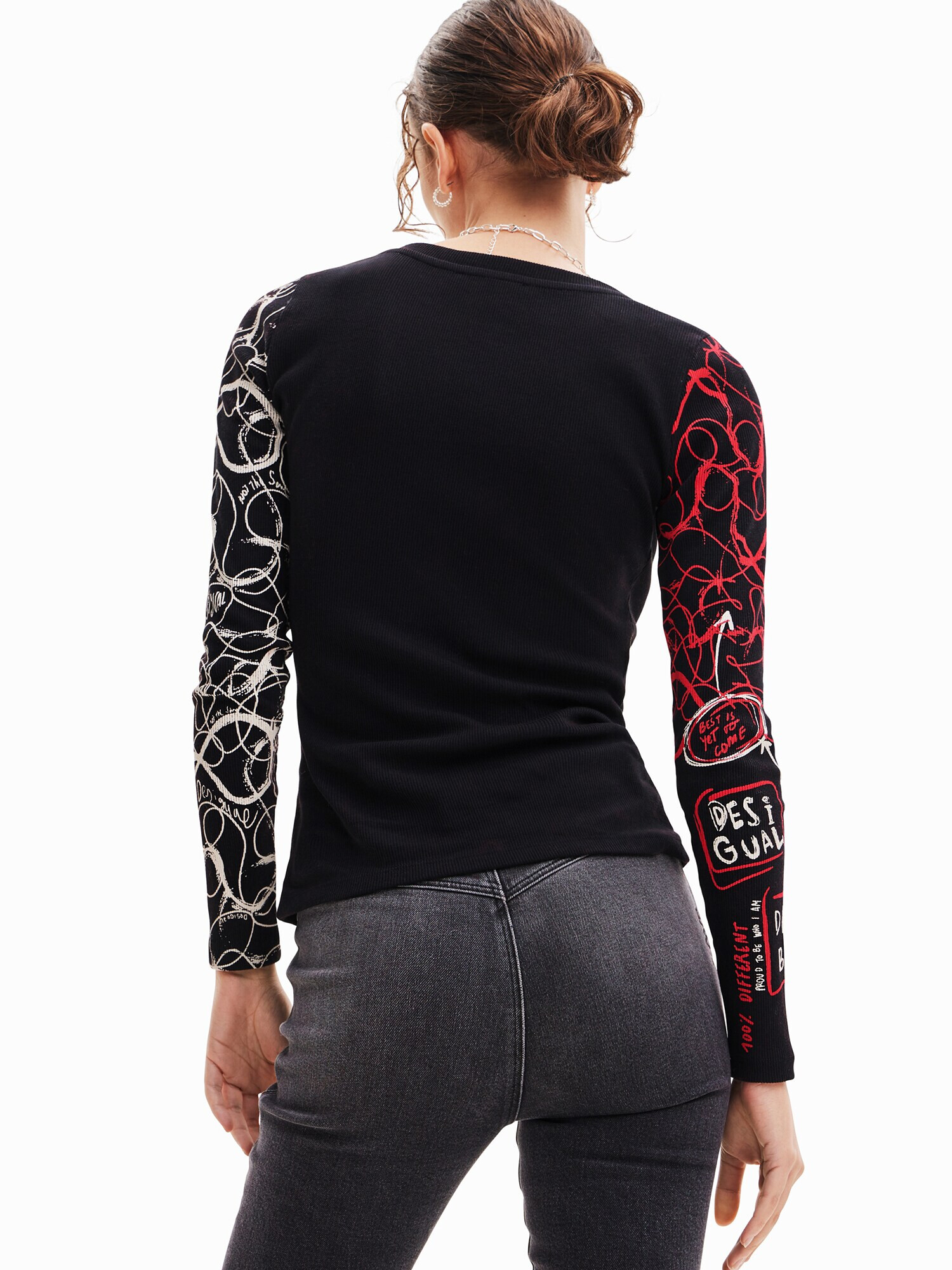 Desigual Tricou 'HERY' negru - Pled.ro