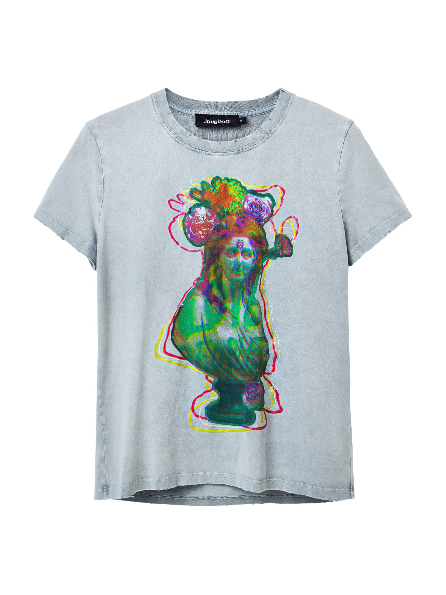 Desigual Tricou 'SINNA' opal / galben / verde / roșu - Pled.ro