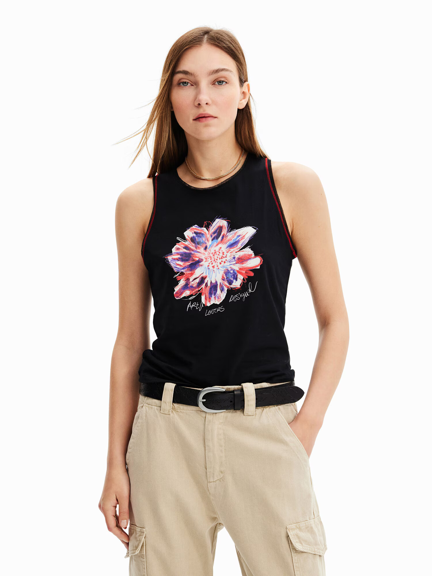 Desigual Tricou 'TS_NITA' negru - Pled.ro