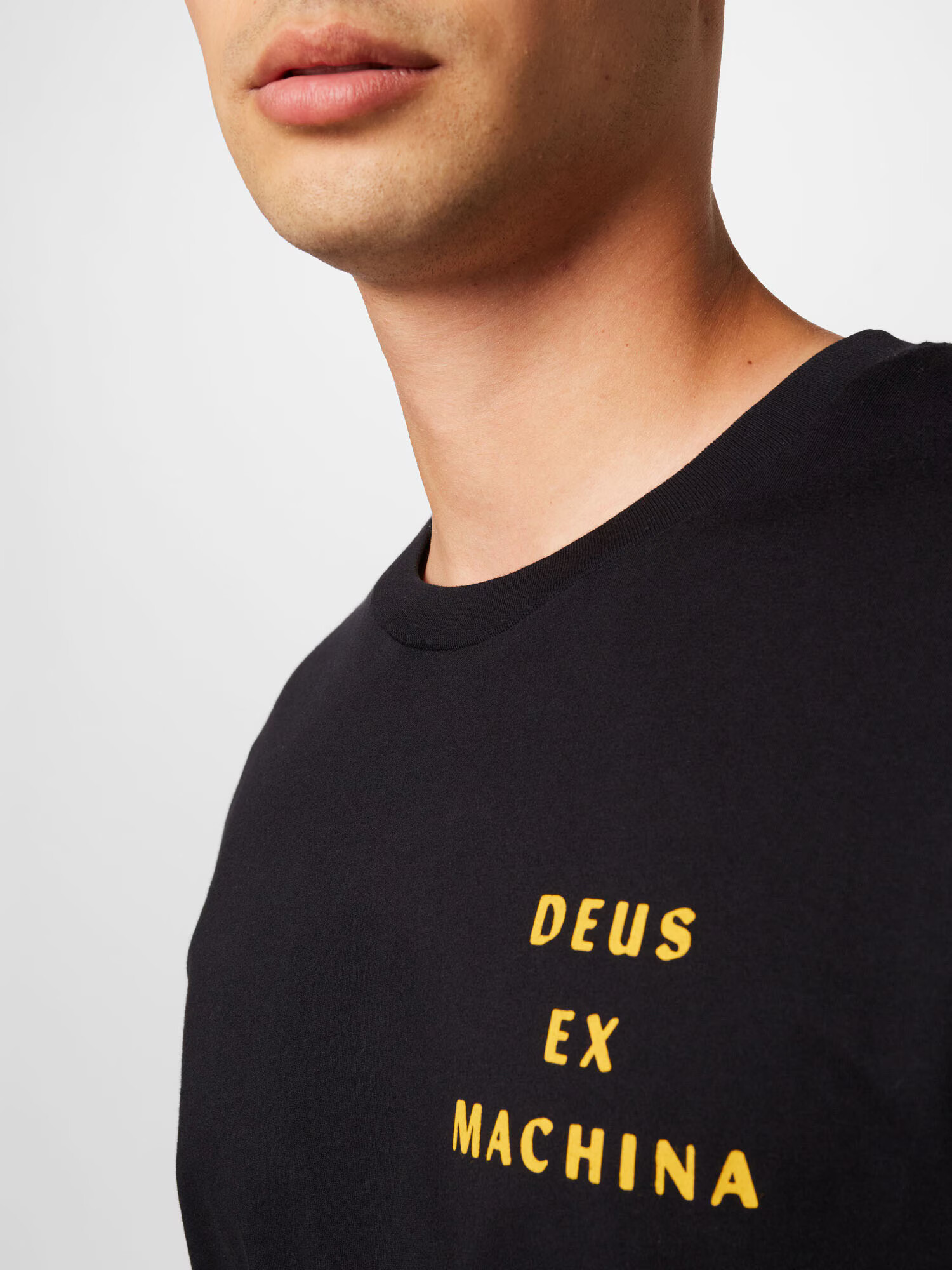 DEUS EX MACHINA Tricou galben / negru - Pled.ro